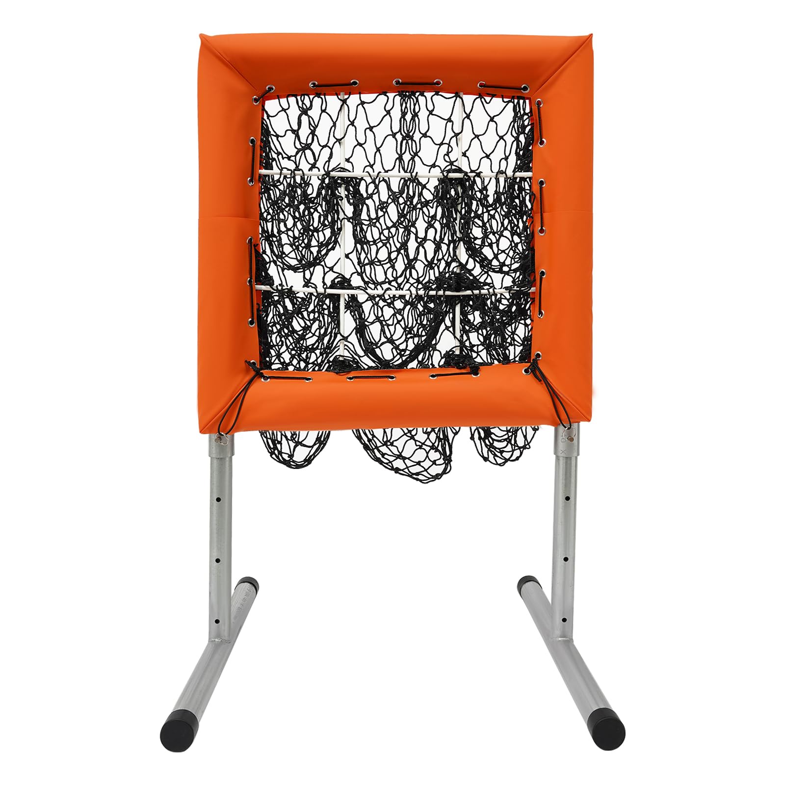 **Adjustable 9 Hole Baseball Pitching Net with Strike Zone - Portable Softball & Baseball Trainer for Hitting Practice - Perfect for Backyard, Field, and Team Training**