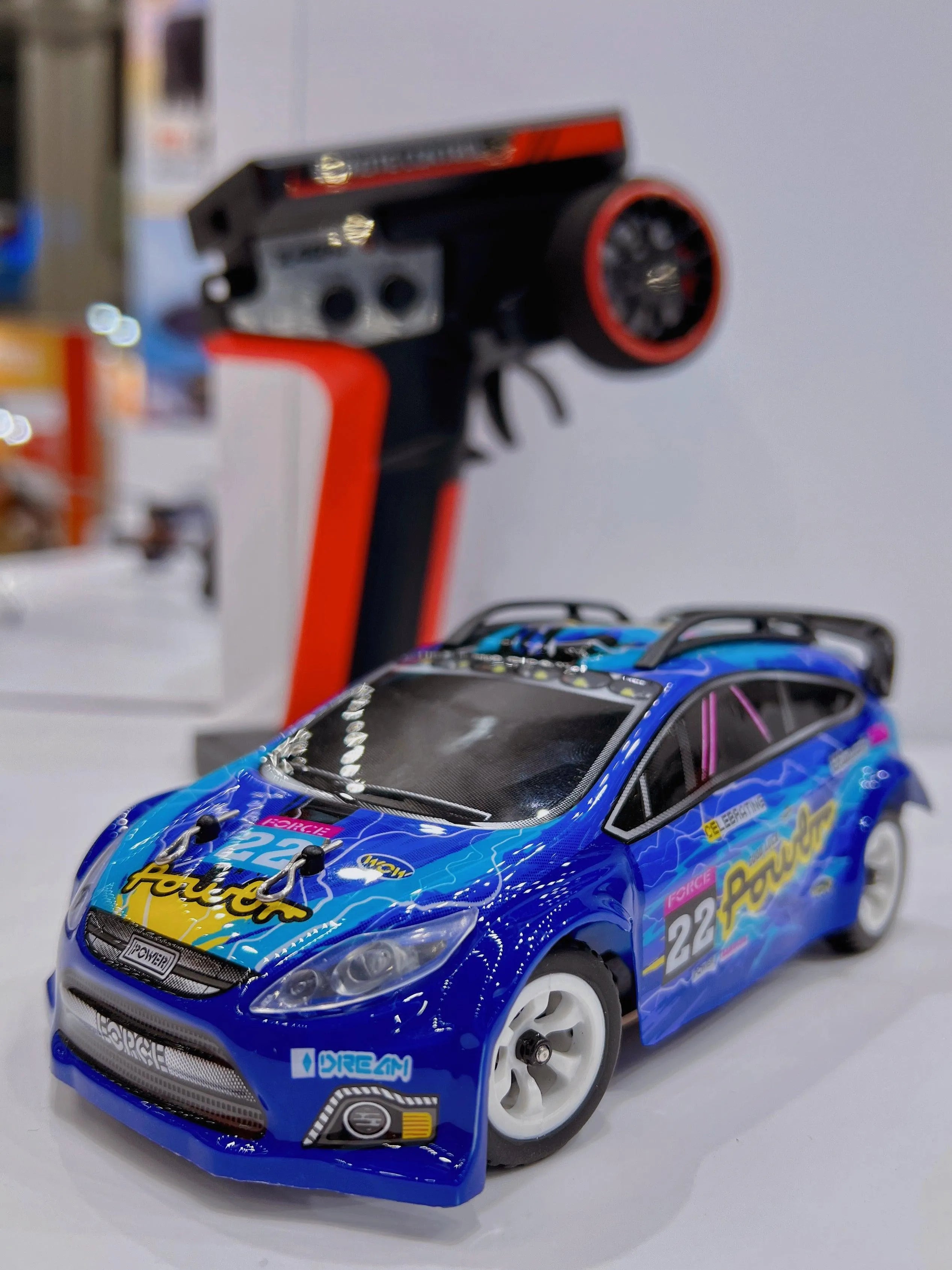 WLTOYS 284010 1/28 Scale 2.4Ghz 4WD Brushed RC Rally Car RTR Ready-to-Race with LED Lights - Perfect for Indoor Racing, Backyard Drifting & RC Car Enthusiasts