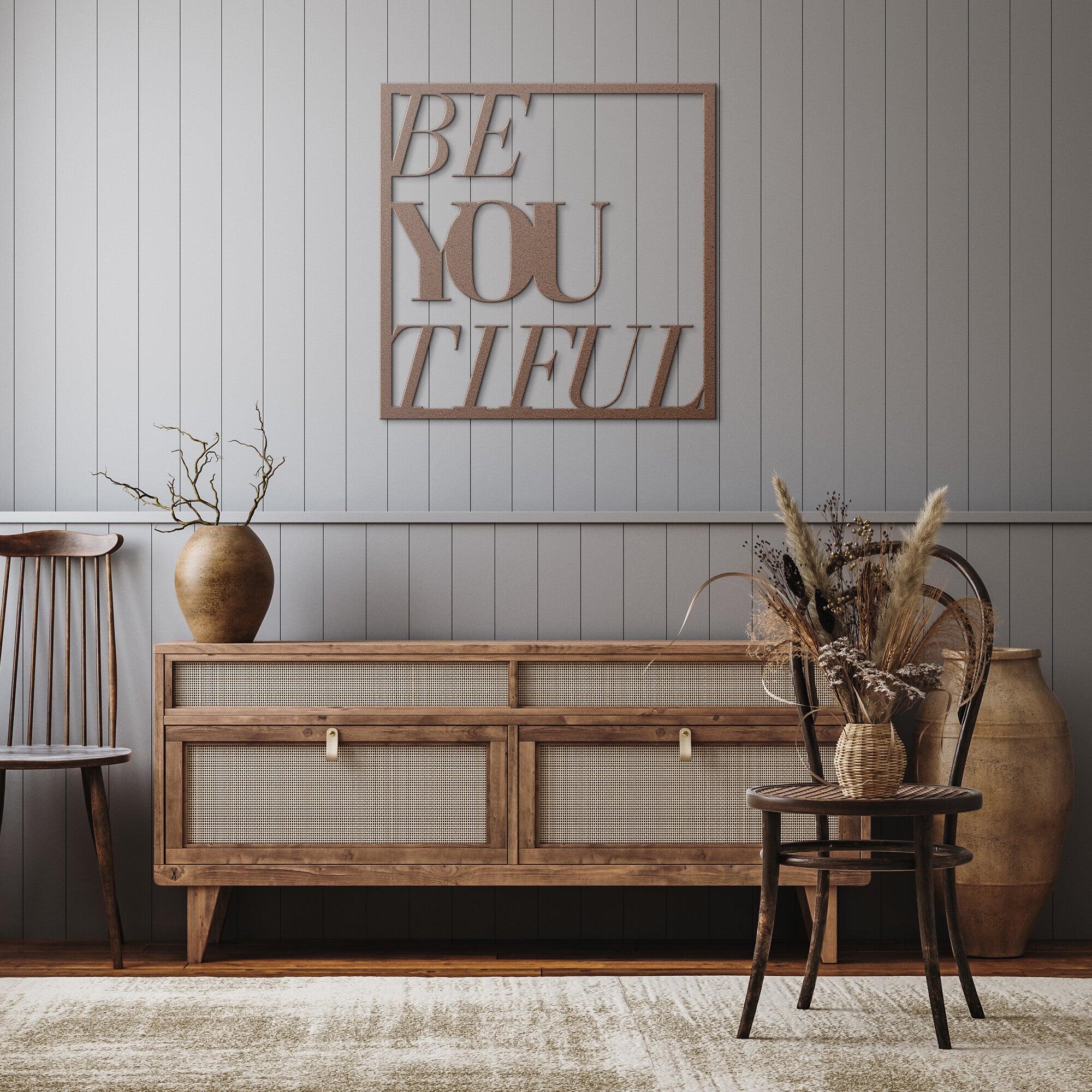Empowering Steel Metal Wall Art - Inspirational Gift for Friends & Family - Perfect for Home, Office, Indoor & Outdoor Decor