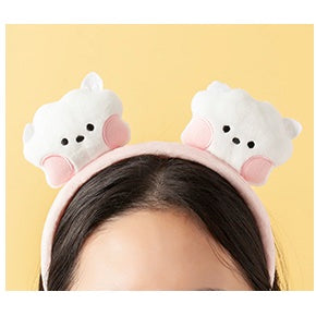 BT21 RJ Minini Headband - Cute & Comfortable Hair Band for BTS Fans, Perfect for Cosplay, Concerts, and Daily Fashion Accessories