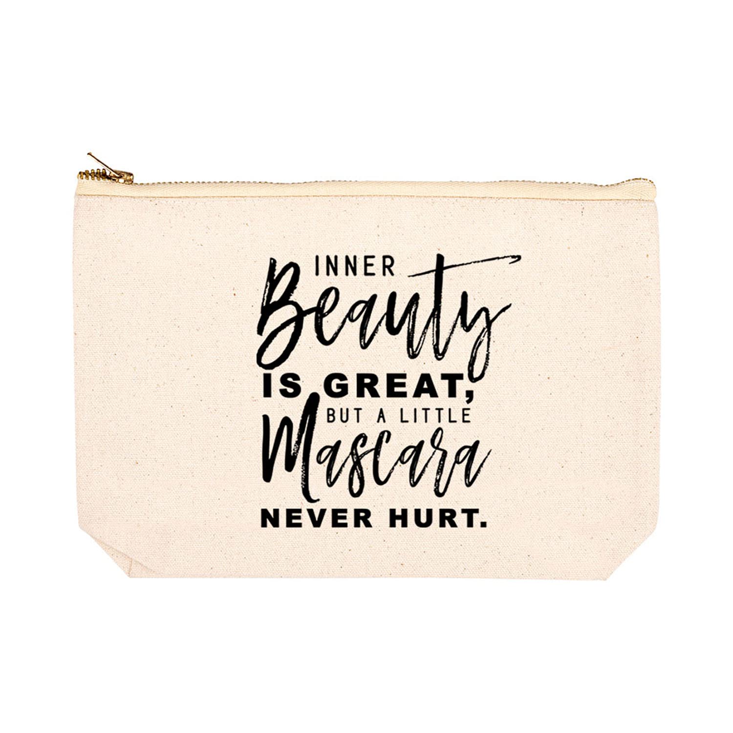 Waterproof Canvas Makeup Bag for Women - 6.5x9 Inch Travel Cosmetic Pouch & Toiletry Organizer | Holds Makeup Brushes, Skincare & Essentials | Stylish Gift for Birthday, Christmas | Perfect for Travel, Gym, Spa, Work, School, Beach & Yoga | Compact & Lightweight for Daily Beauty Routine & On-the-Go Touch-Ups | Ideal for Makeup Storage, Travel Essentials, Gym Toiletries, Spa Visits, Work Commute, Weekend Getaways, School Supplies, Beach Trips & Yoga Classes
