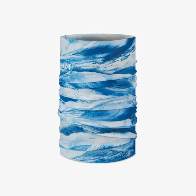 Buff Senh Blue CoolNet UV Kids Neckwear - UPF 50+ Sun Protection for Outdoor Activities, Hiking, and Sports