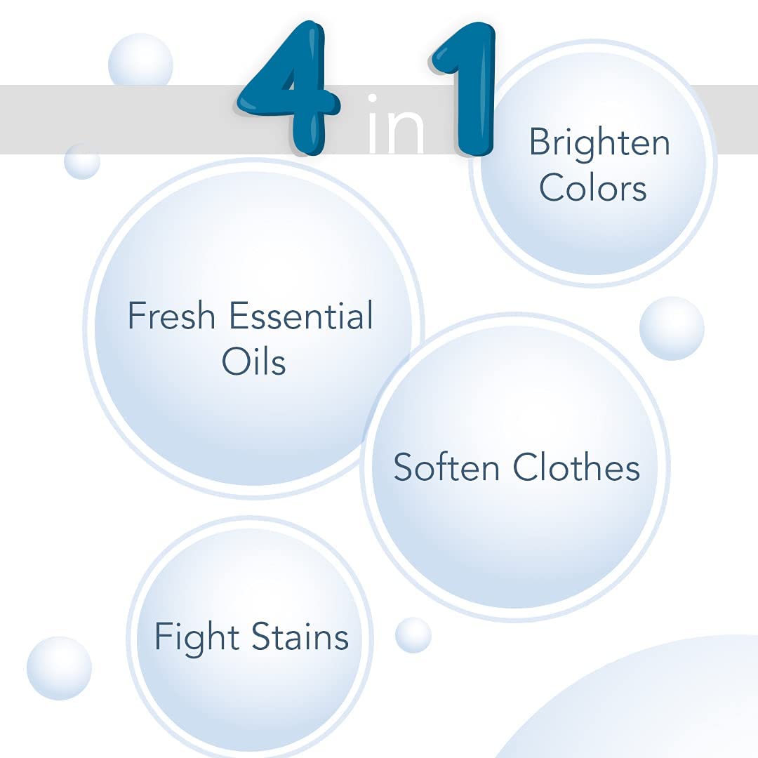 FRESHENGO Laundry Detergent Pods - 4-in-1 Plant-Based Formula for Washing Machines | Eliminates Odors, Removes Stains, Softens & Brightens Clothes | Non-Toxic & Eco-Friendly | Perfect for Families, Gym Clothes & Everyday Laundry