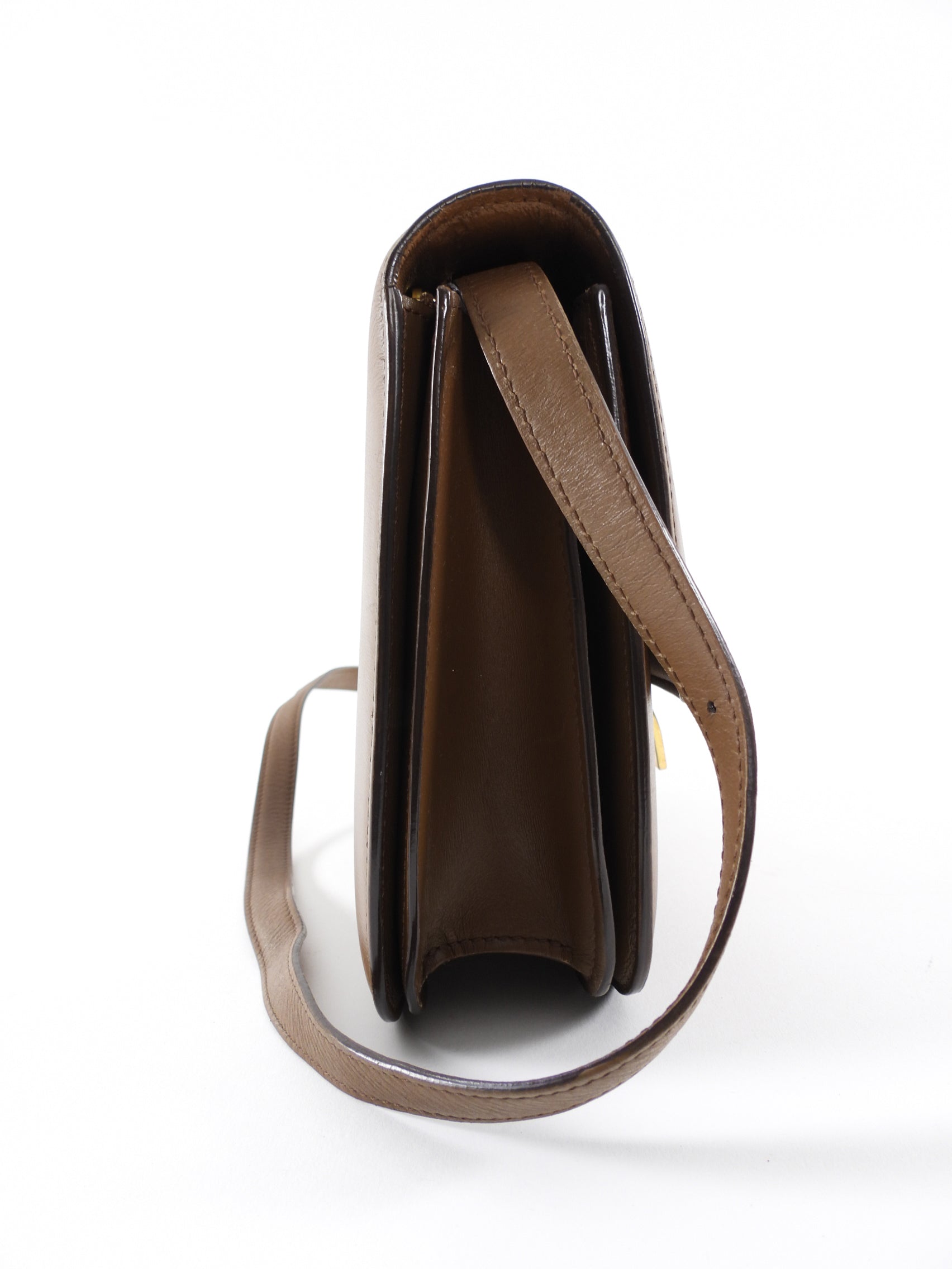 Celine Medium Box Bag in Brown Genuine Leather - Stylish Crossbody Handbag for Women, Perfect for Work, Travel & Everyday Use