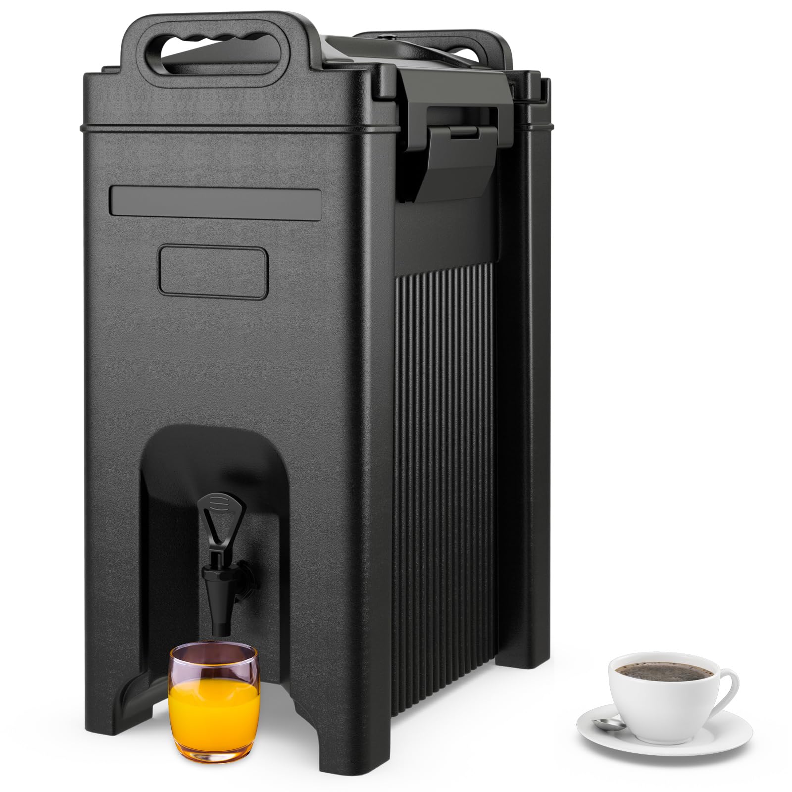 COSTWAY 5 Gallon Insulated Beverage Dispenser - Hot & Cold Drink Server with Handles for Catering, Parties & Events | Food-Grade LLDPE Material Keeps Coffee, Tea, Hot Chocolate Warm | Perfect for Weddings, BBQs, Office Meetings & Outdoor Gatherings