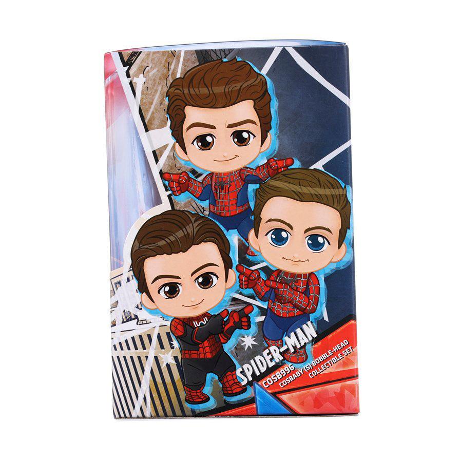 Hot Toys Spider-Man Cosbaby S.B. Collectible Action Figure Set - Perfect for Marvel Fans, Display & Gift Giving