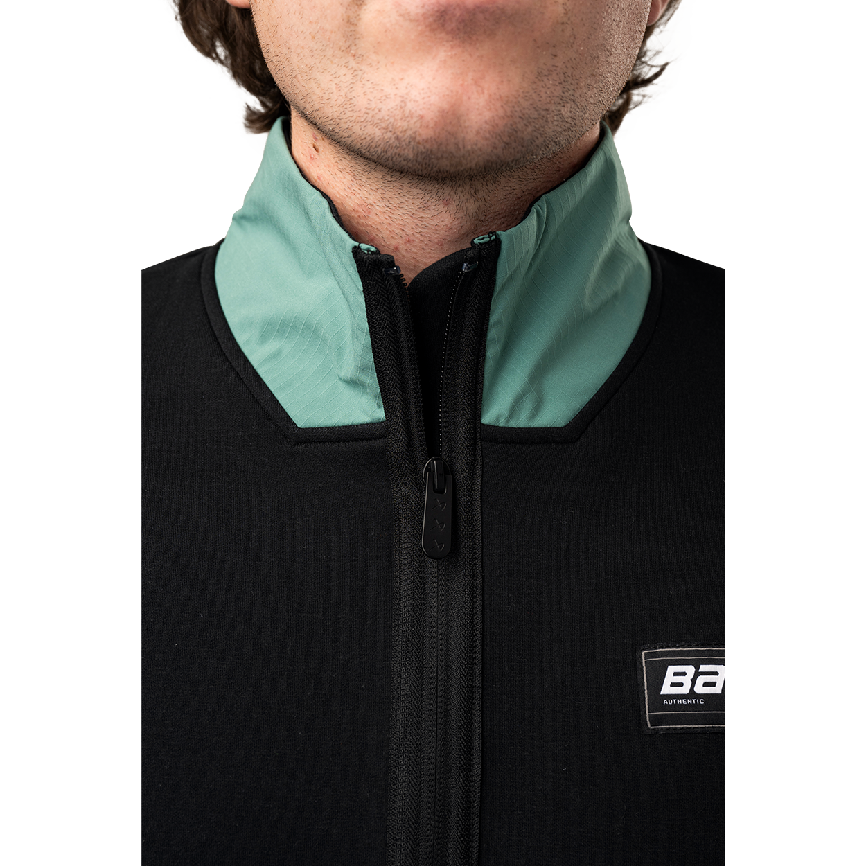 Bauer Knit Mix 1/2 Zip Senior Hockey Sweater - Warm & Breathable Performance Pullover for Ice Hockey Players & Fans - Perfect for Games, Practices & Casual Wear