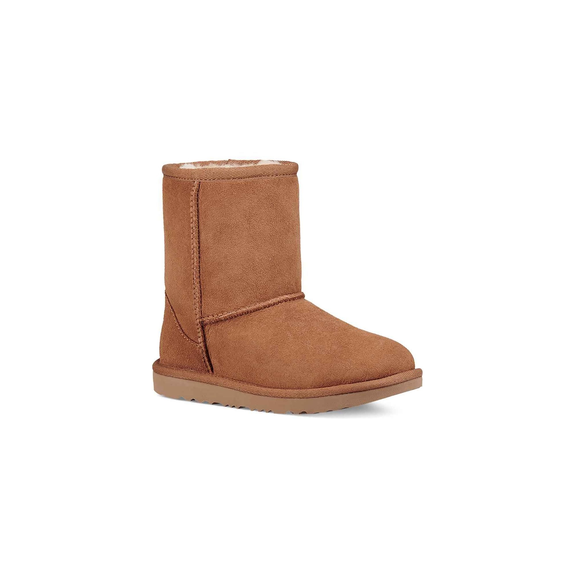 UGG Kid's Classic II Boot in Chestnut - Waterproof Winter Snow Boots for Boys & Girls - Cozy Sheepskin Lined Shoes for Cold Weather & Outdoor Play