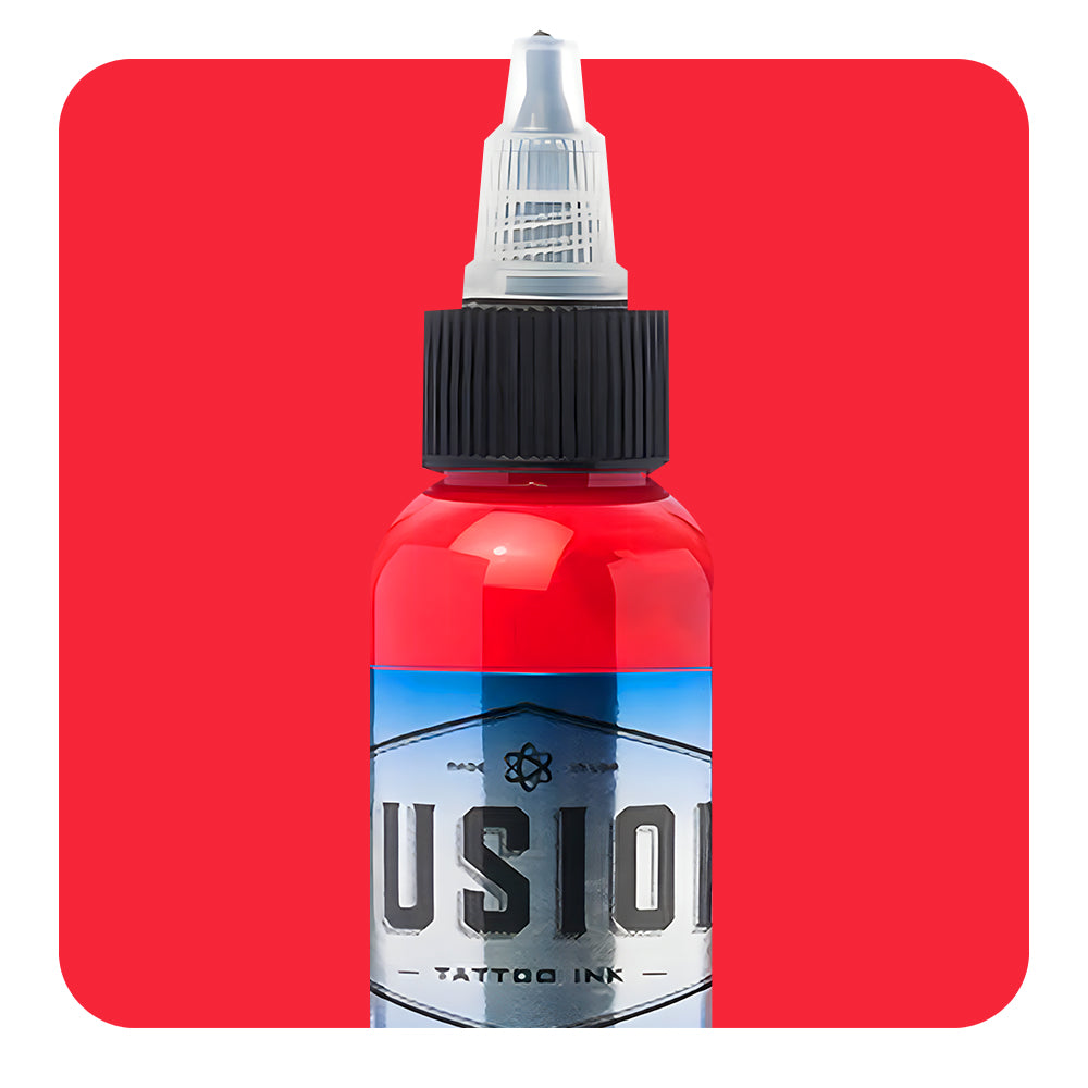 Flaming Pink Fusion Tattoo Ink - Professional Tattoo Supplies for Artists - Choose Your Size - Perfect for Colorful Tattoos & Body Art