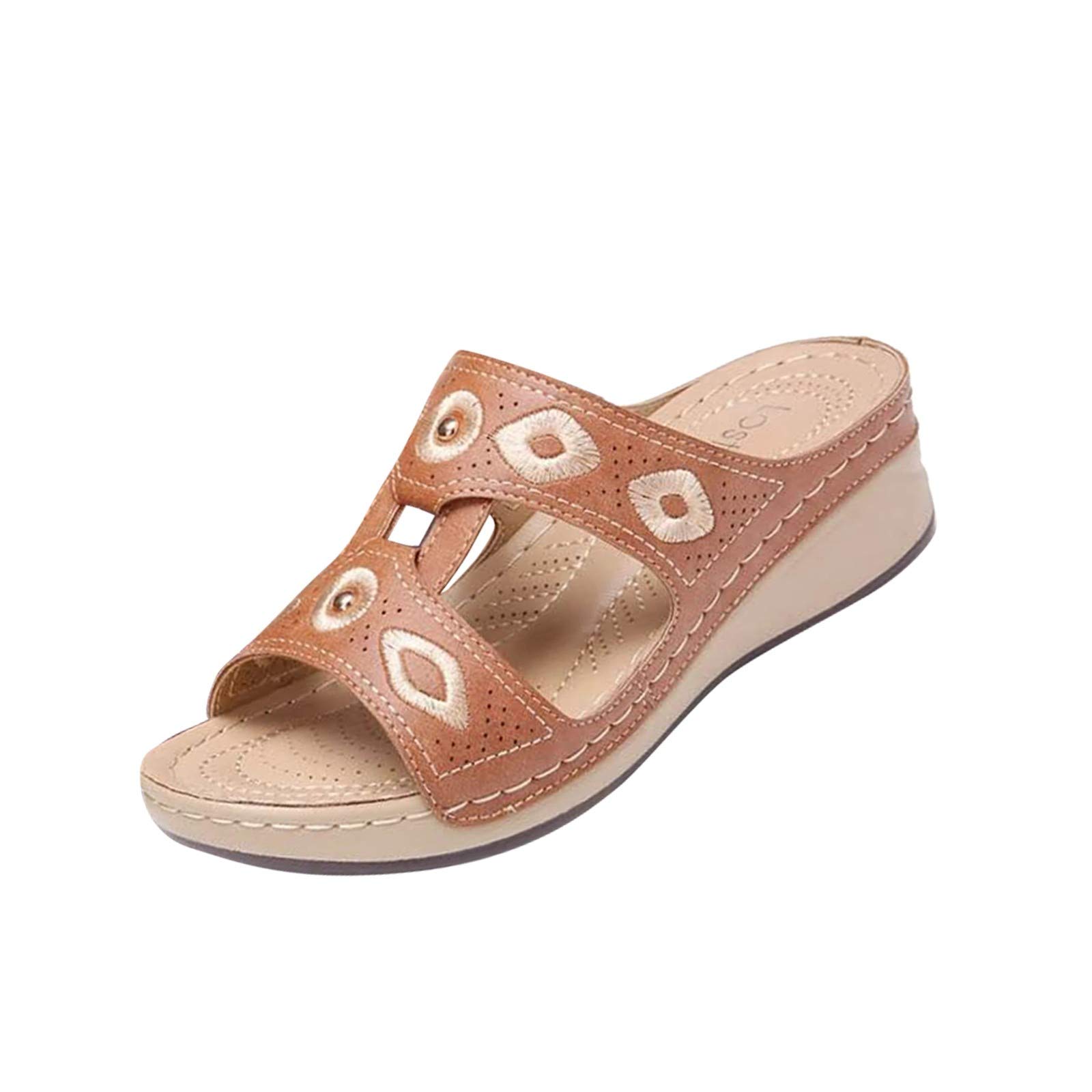 Sparkly Glitter Sandals for Women - Comfortable Low Heel Dress Sandals | Perfect for Weddings, Parties & Summer Outfits