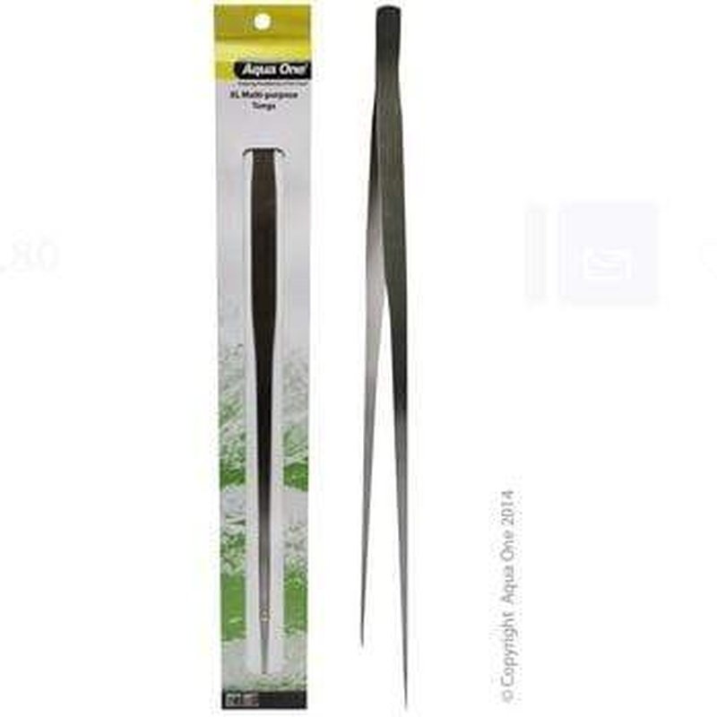 Aqua One 48cm Stainless Steel Multi-Purpose Kitchen Tongs - Perfect for Grilling, Cooking, and Serving Food
