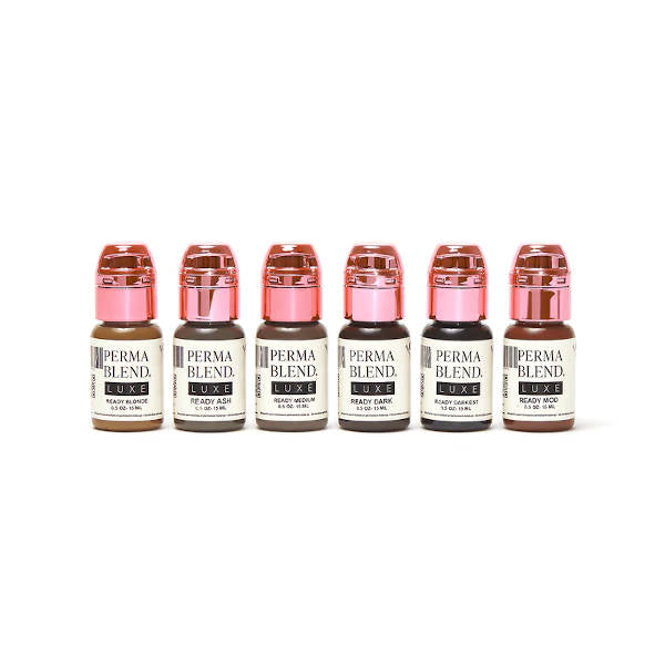 Perma Blend Luxe Ready Set Go Pigment Set - Professional Tattoo Ink Kit for Artists - Perfect for Tattooing, Permanent Makeup & Body Art