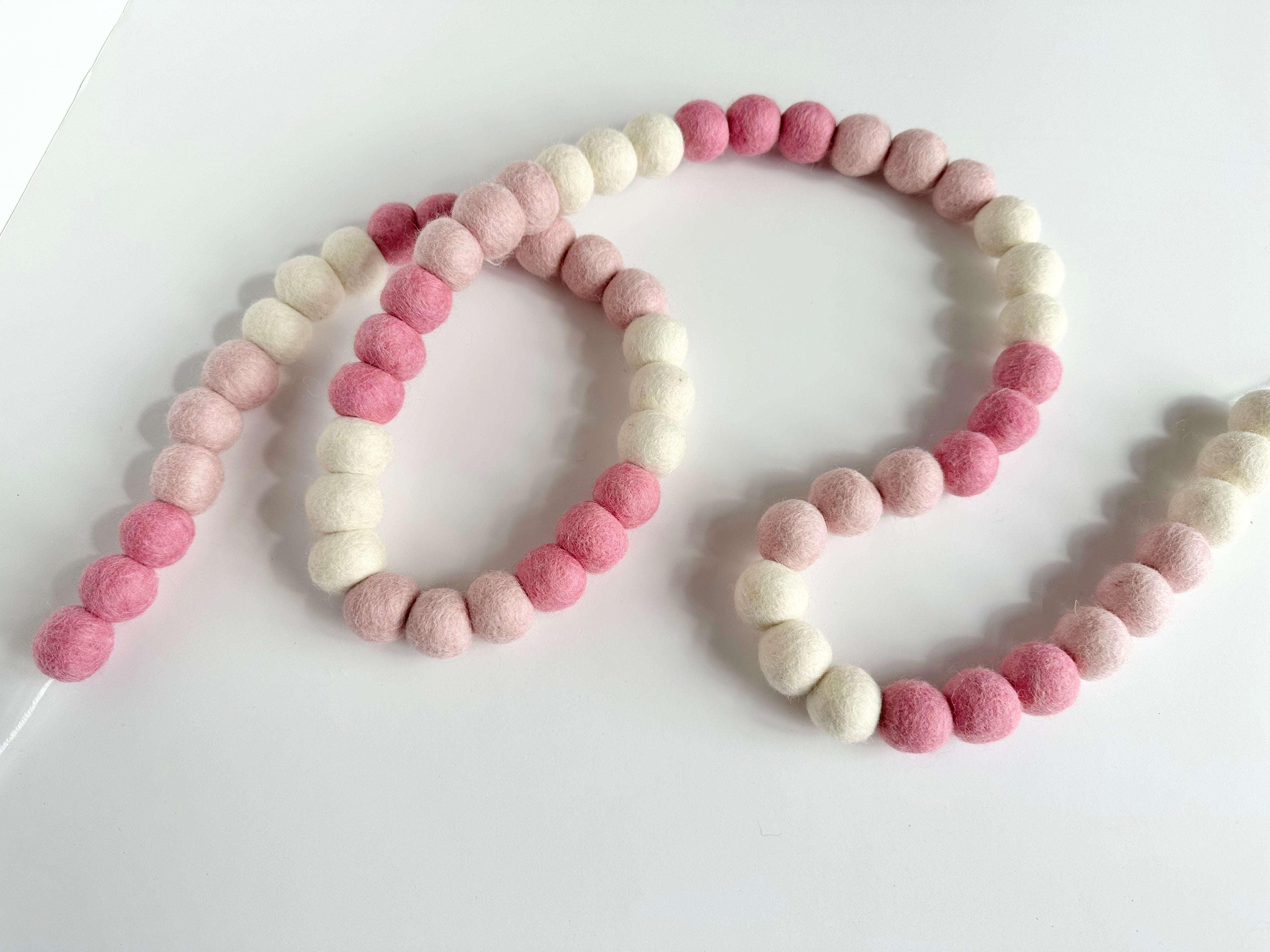 Pink Ombre Color Blocking Garland - Stylish Party Decor for Birthdays, Weddings & Baby Showers | Perfect for Photo Backdrops & Home Decor