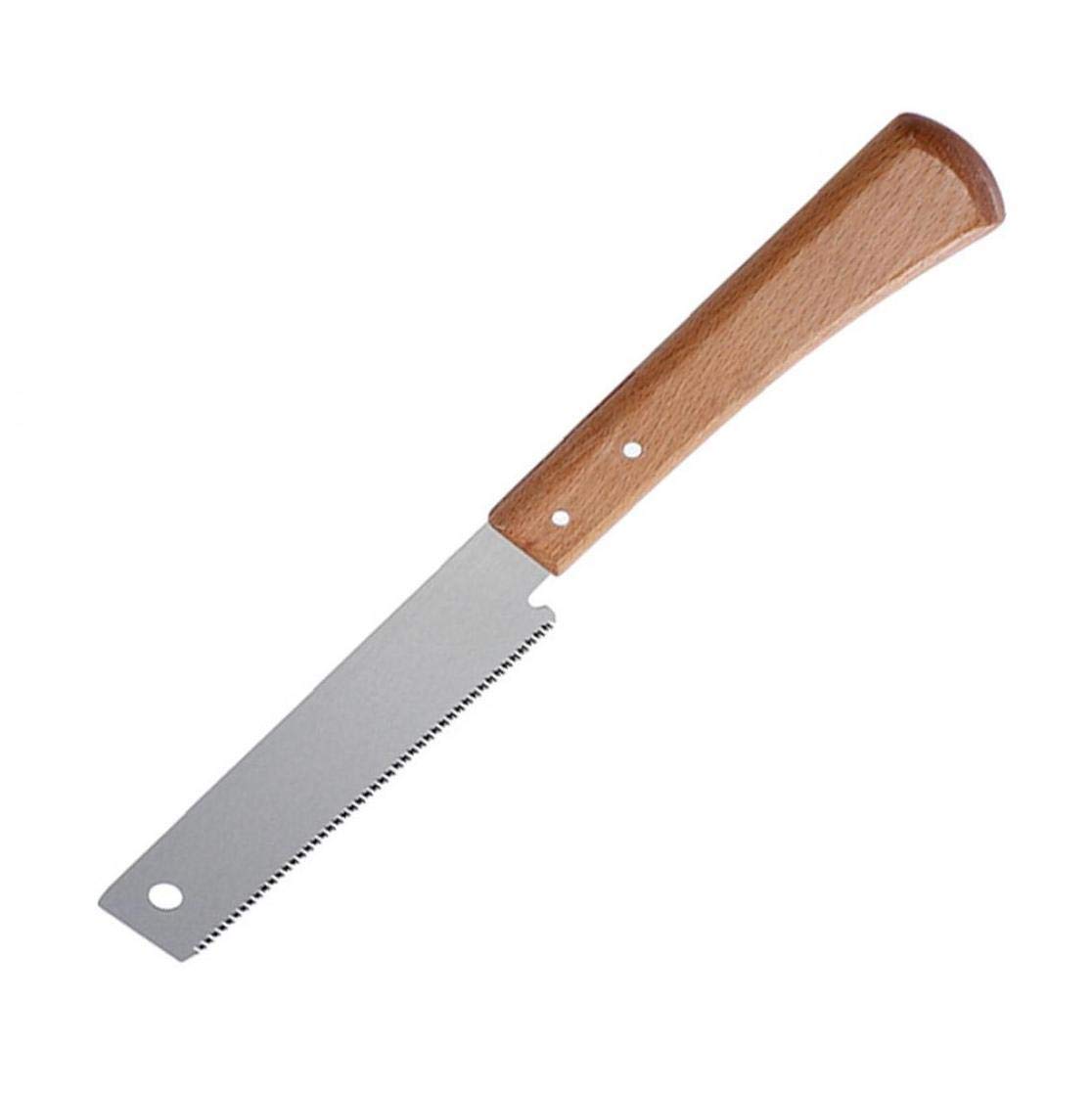 12 Inch Durable Hand Saw - Fine Tooth Mini Manual Pull Saw with Wooden Handle for Woodworking, Pruning, and DIY Projects | Perfect for Carpentry, Gardening, and Home Improvement