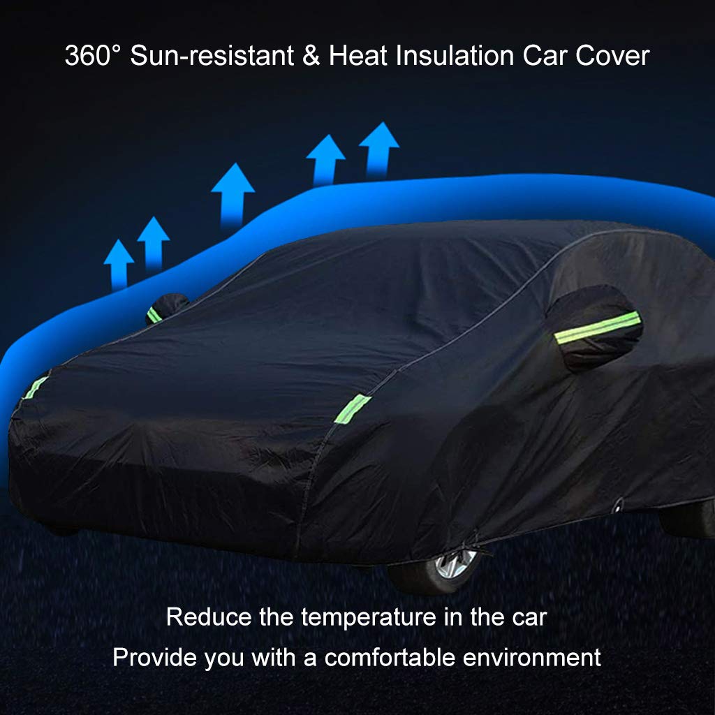 Premium All-Weather Waterproof Car Cover for Mercedes-Benz AMG GLE 53/63/63S (2020-2021) - Windproof Straps & Reflective Strips - Outdoor Protection for Extreme Weather & Long-Term Parking