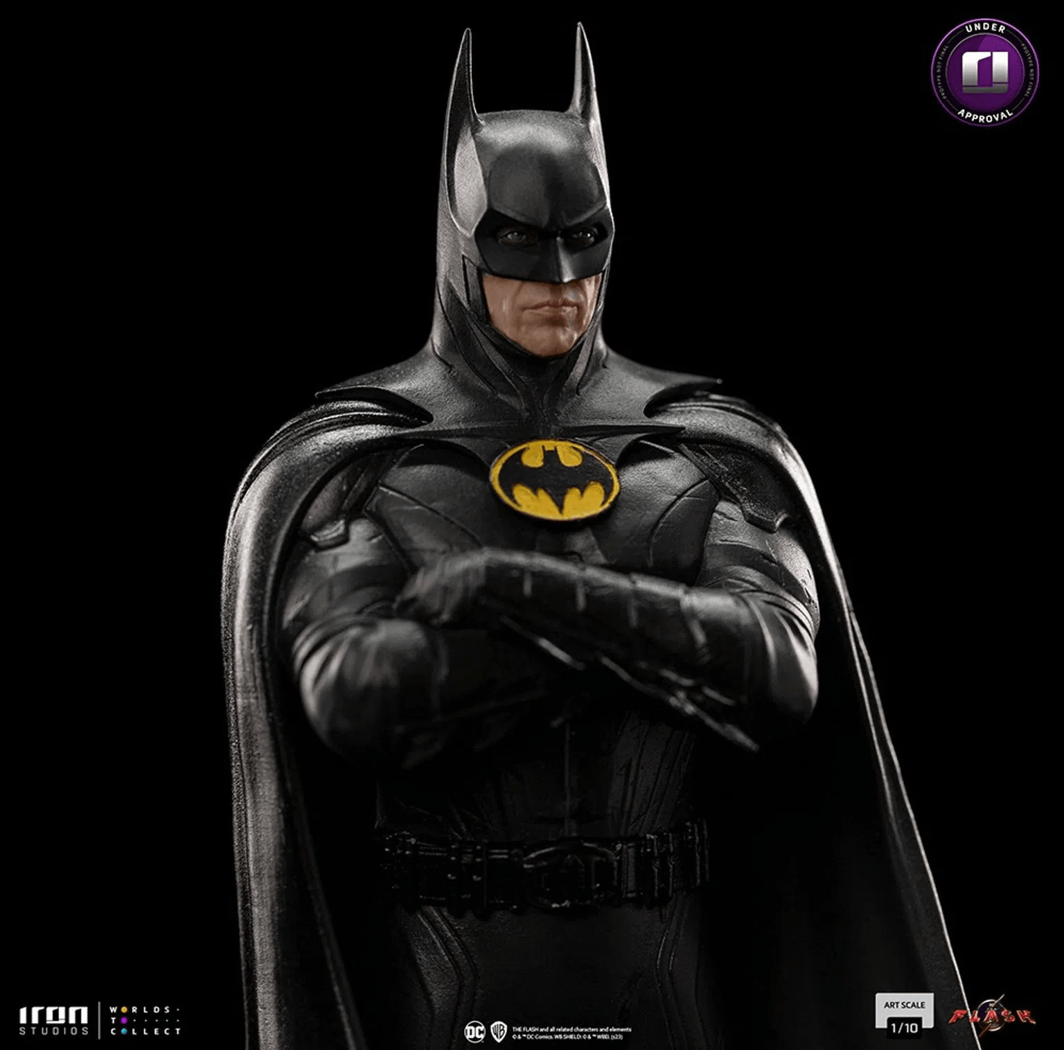 Iron Studios The Flash Movie Batman Art Scale Statue 1/10 - DC Comics Collectible Figure for Display & Home Decor