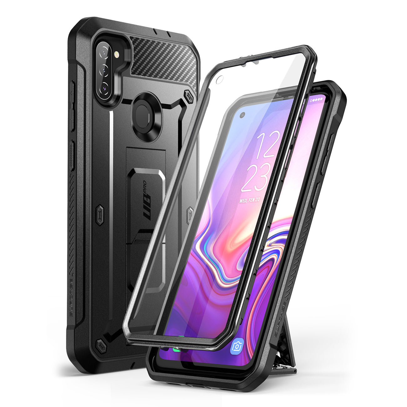 Samsung Galaxy A11 (2020) Unicorn Beetle Pro Case - Rugged Protective Cover with Built-in Screen Protector for Everyday Use, Outdoor Activities & Work