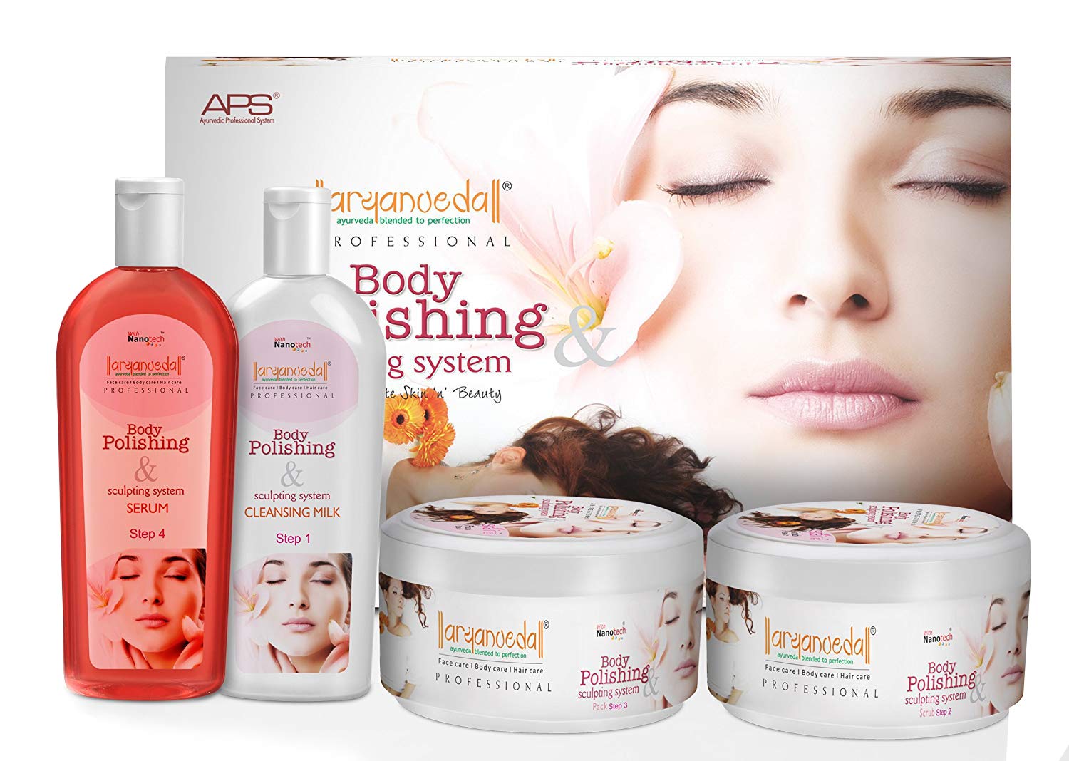 APS Body Polishing Kit (1200g) - Exfoliating Scrub for Smooth Skin - Perfect for Spa Day & At-Home Skincare Routine