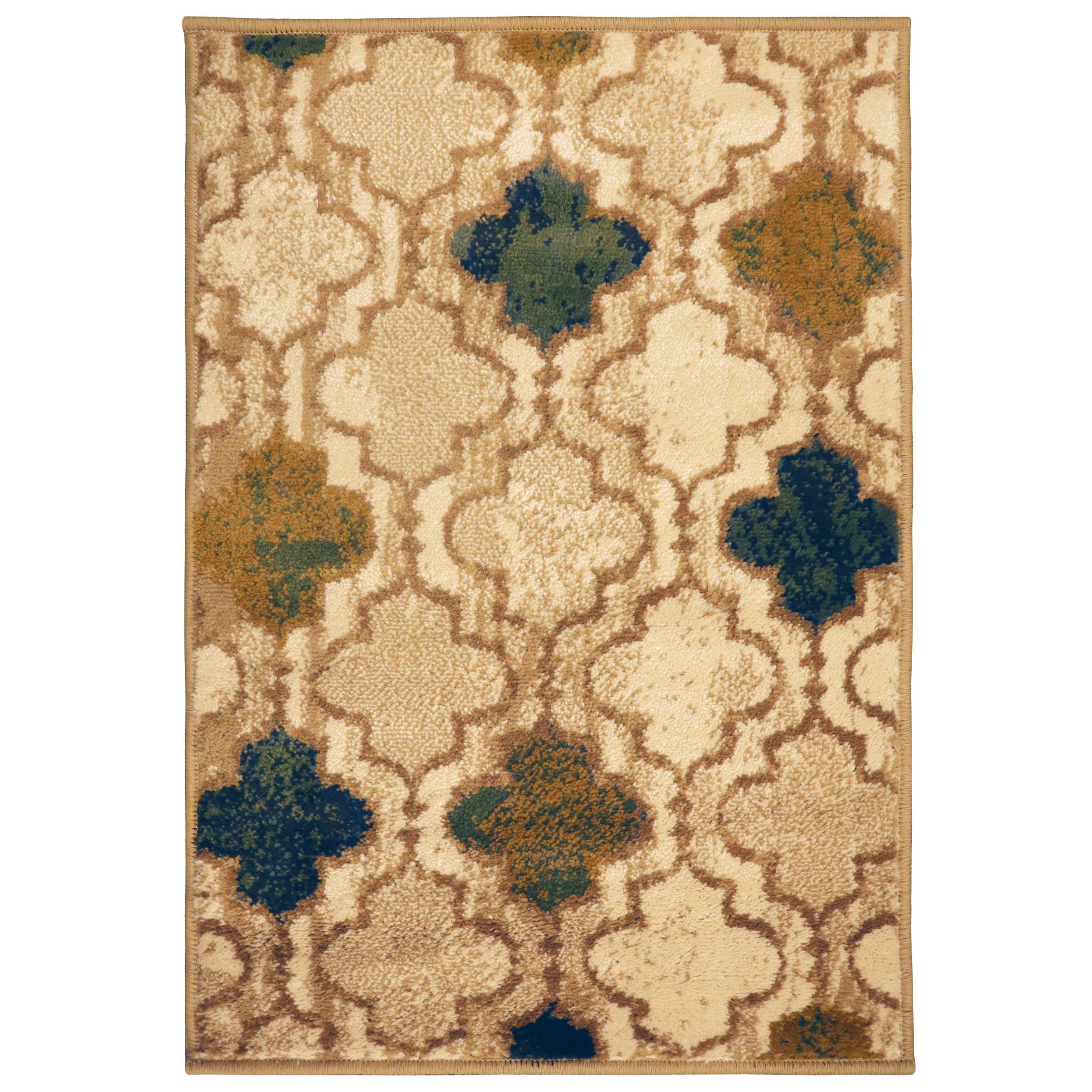 Viking Geometric Trellis Indoor Area Rug & Runner - Non-Slip Boho Chic Carpet for Living Room, Bedroom, Hallway - Perfect for Nordic Home Decor & Cozy Spaces