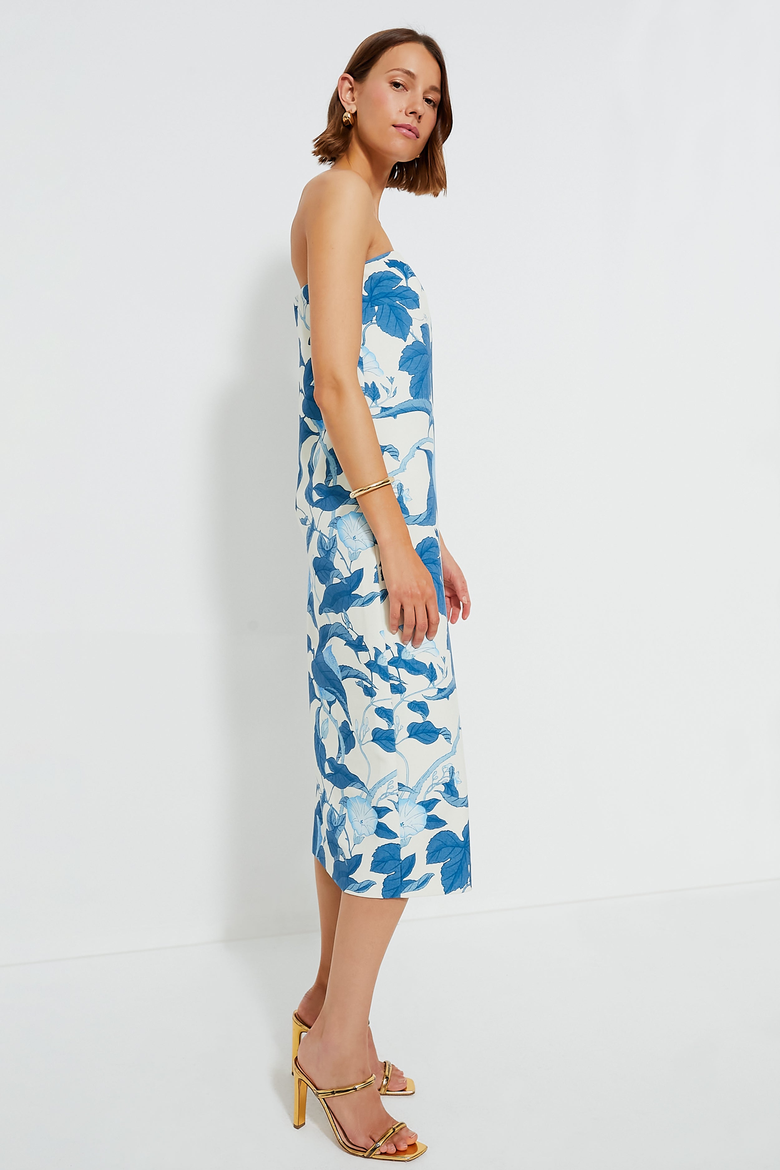 Bonnie Blossom Marin Dress for Women - Floral Summer Maxi Dress with Puff Sleeves | Perfect for Beach Vacations, Weddings & Date Nights