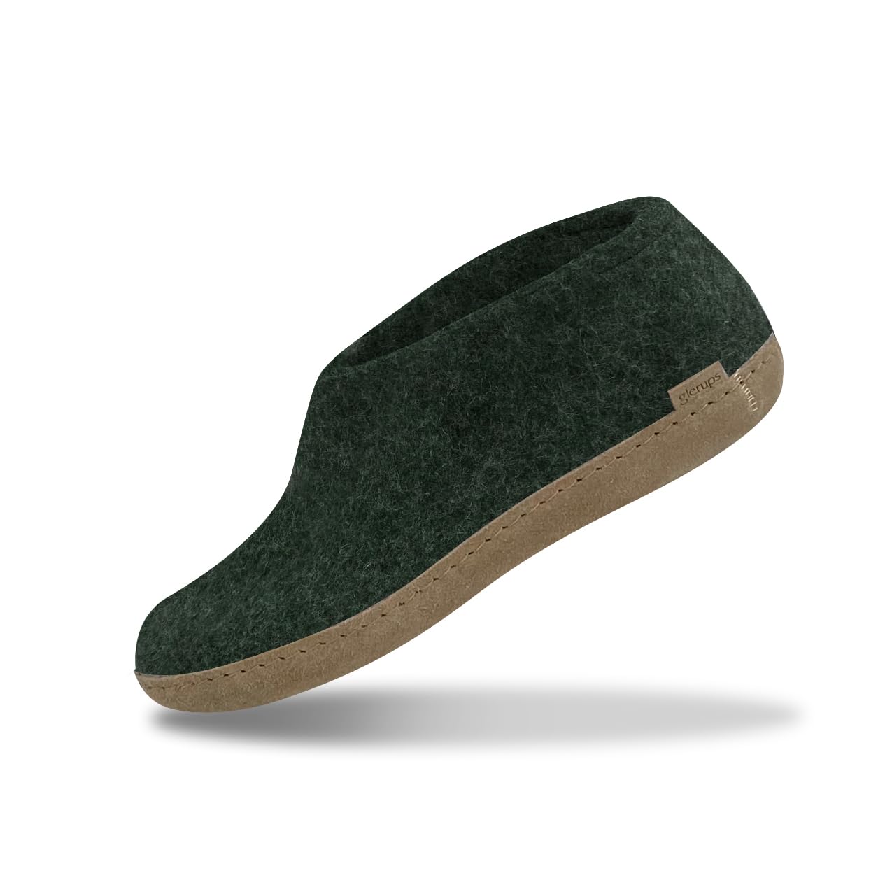 Glerups Genuine Leather Wool Shoes - Comfortable & Durable Indoor/Outdoor Slippers for Men & Women - Perfect for Home, Office, and Relaxation
