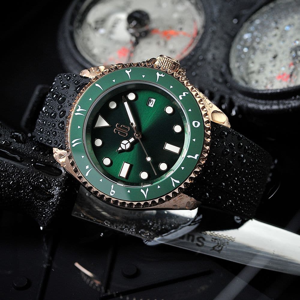 ARABIAN GOLDEN HULK AG COLLECTIVE Special Custom Watch G 9040 RGGN GNRG M1 - Luxury Men's Timepiece for Business, Formal Events & Collector's Showcase