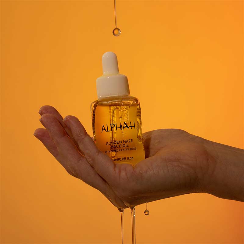 Alpha H Golden Haze Face Oil - Hydrating & Brightening Facial Treatment for Glowing Skin | Perfect for Nighttime Routine & Dry Skin Care