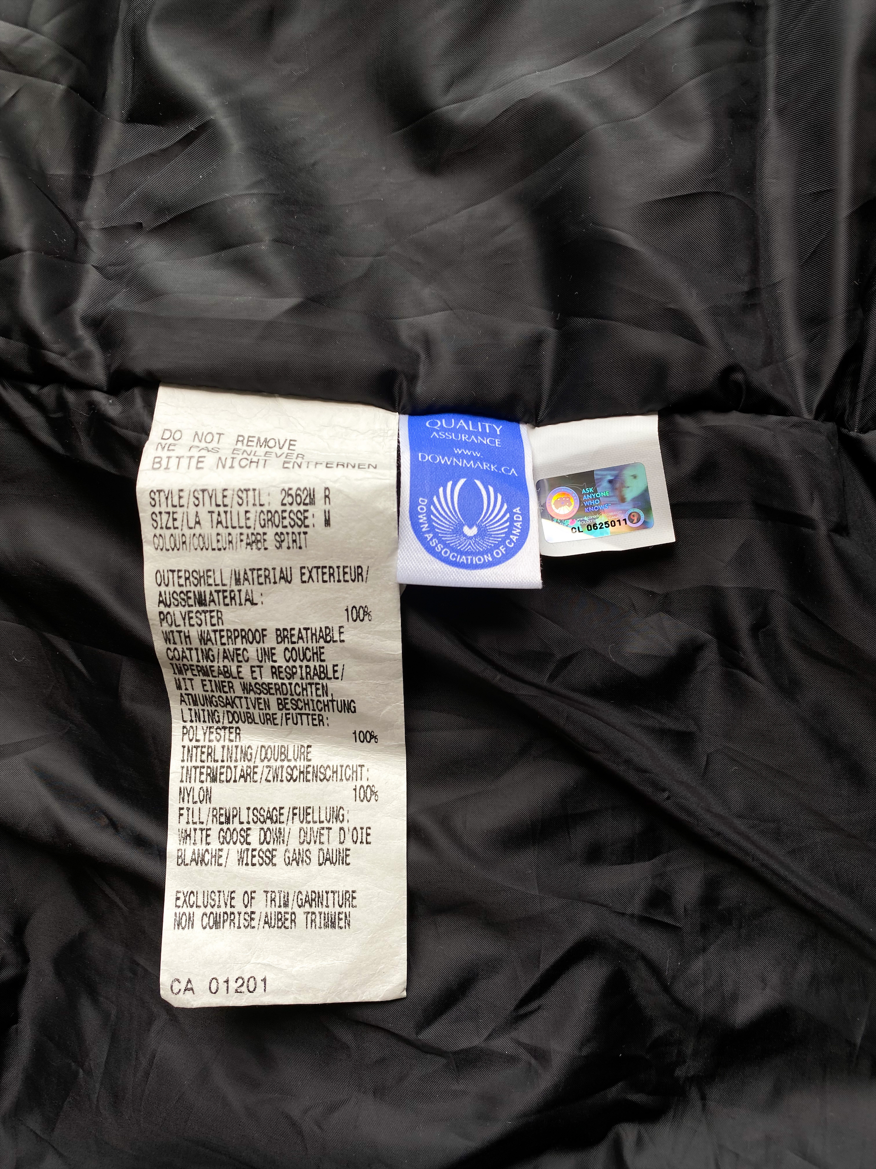 Canada Goose Spirit Langford Men's Waterproof Down Jacket - Winter Parka for Cold Weather, Hiking & Outdoor Activities