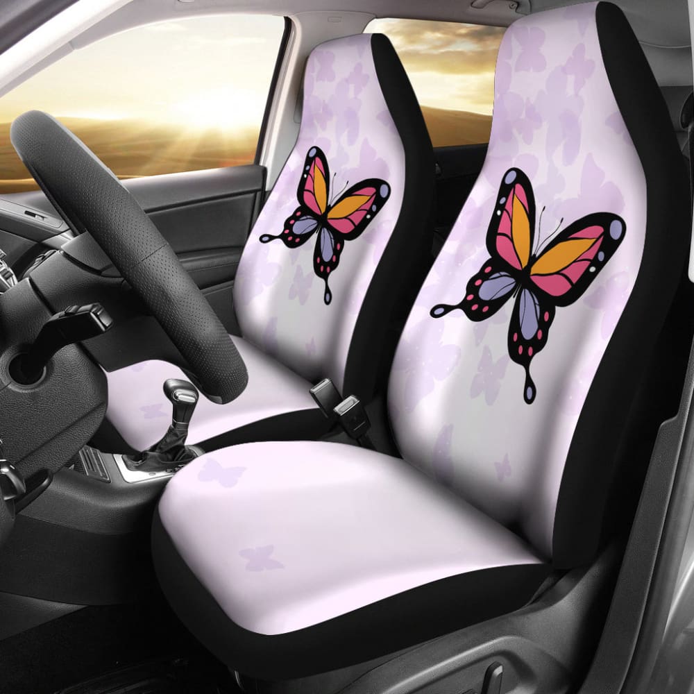 Colorful Butterfly Car Seat Covers - Soft & Breathable Universal Fit for Cars, SUVs & Trucks - Protect Seats from Wear & Pets - Perfect for Road Trips & Daily Commute