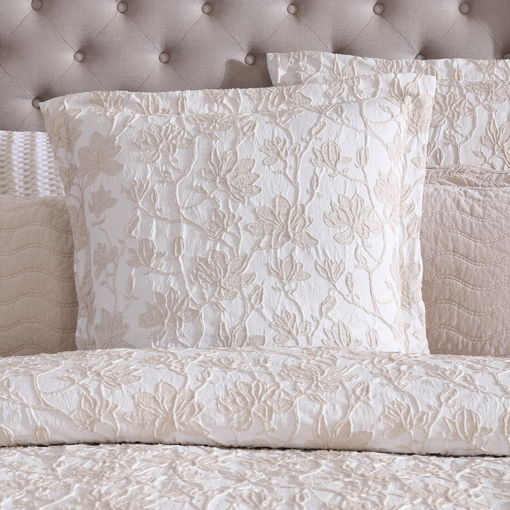 Premium Bloom Stone Quilt Cover Set - Super King Size Bedding, Soft & Breathable Cotton Duvet Cover - Perfect for Master Bedroom, Guest Room & Luxury Hotels