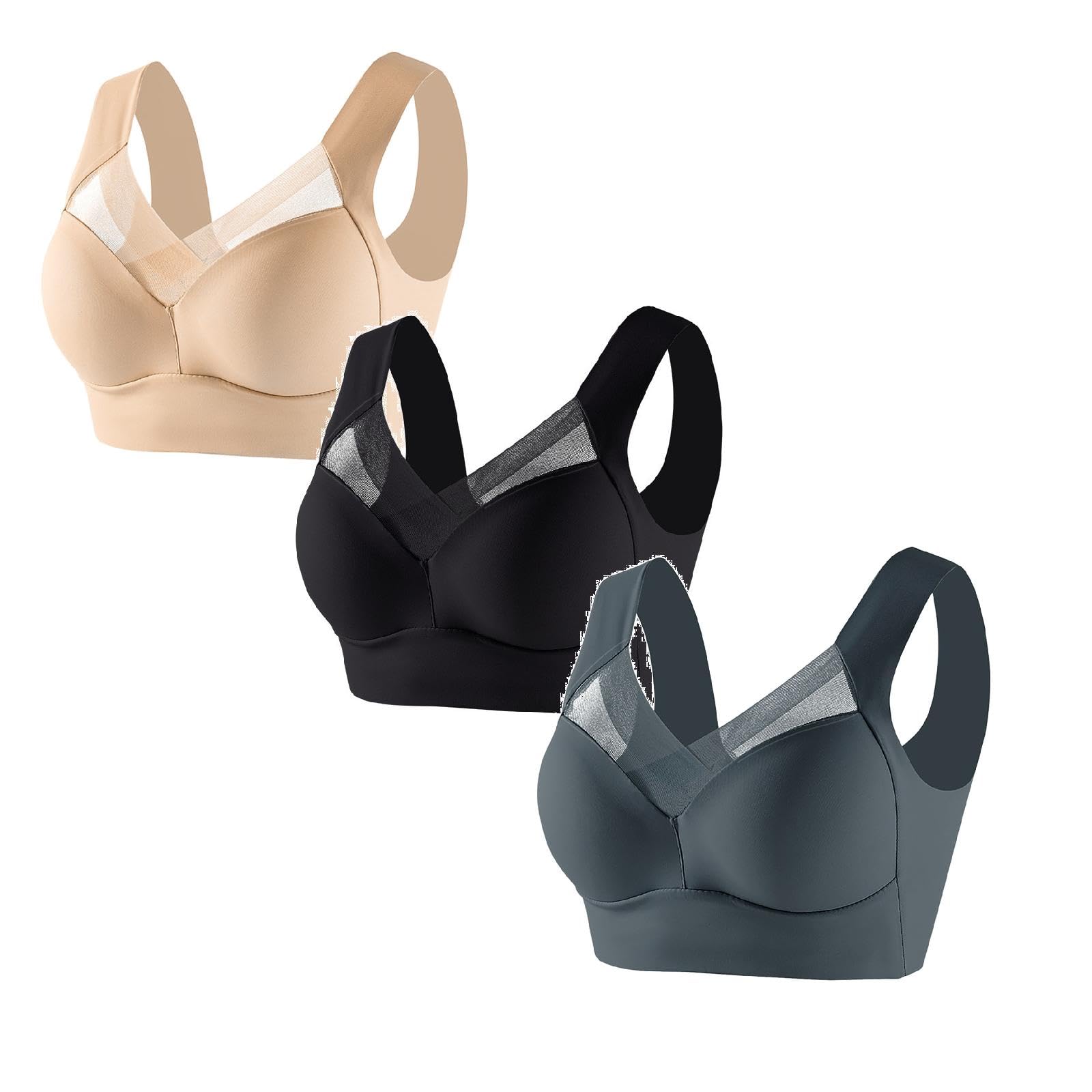 Zenchic & Lynsie Deep Cup Seamless Push Up Wireless Bra - Sexy Comfort for Summer | Perfect for Everyday Wear, Date Nights & Special Occasions