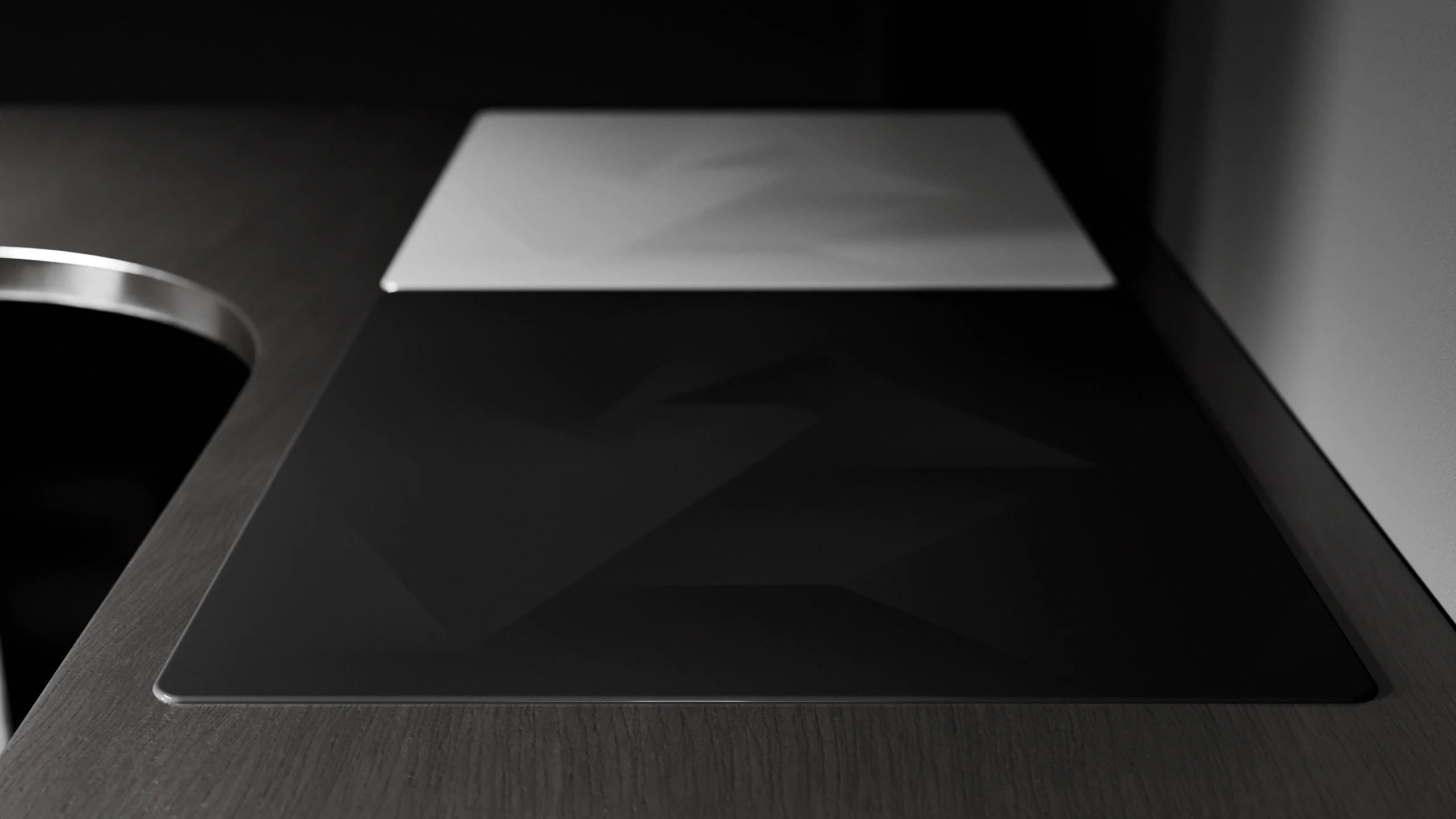 GLSSWRKS Polarity Series Glass Mouse Pad - Ultra Smooth Gaming & Office Surface - Perfect for PC, Mac, Laptop & Desk Setup