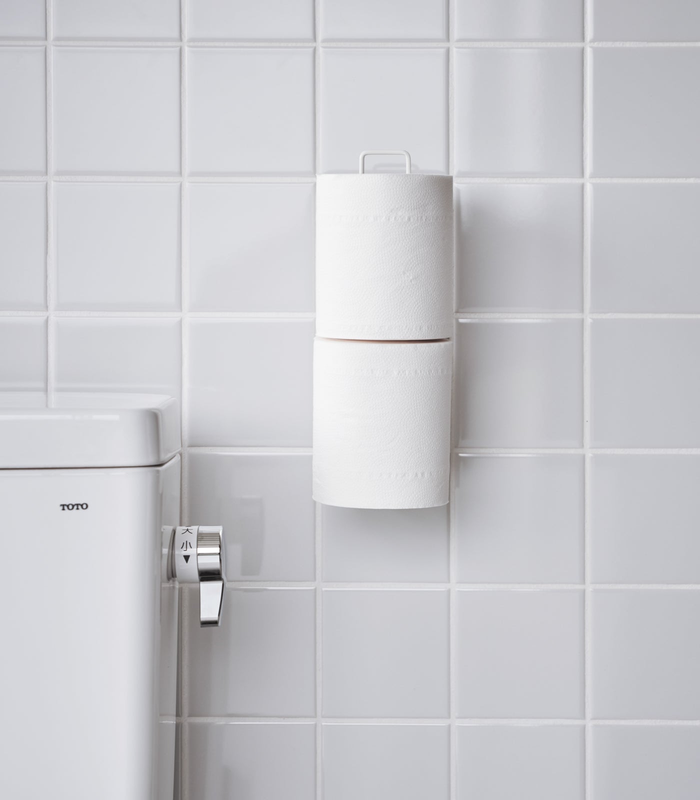 Stainless Steel Toilet Paper Holder - Wall Mounted Bathroom Tissue Roll Holder for Home, Office, and RV - Strong Adhesive No Trace Removal