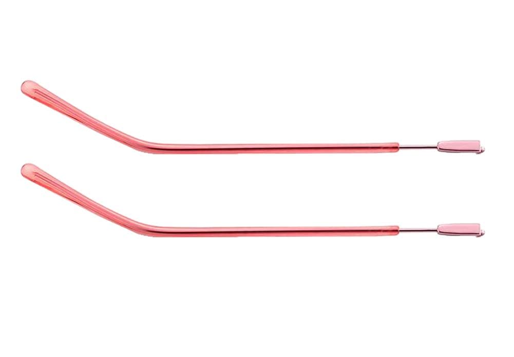 1 Pair Pink Replacement Eyeglass Temples - Durable Glasses Arms for Reading, Driving & Daily Use