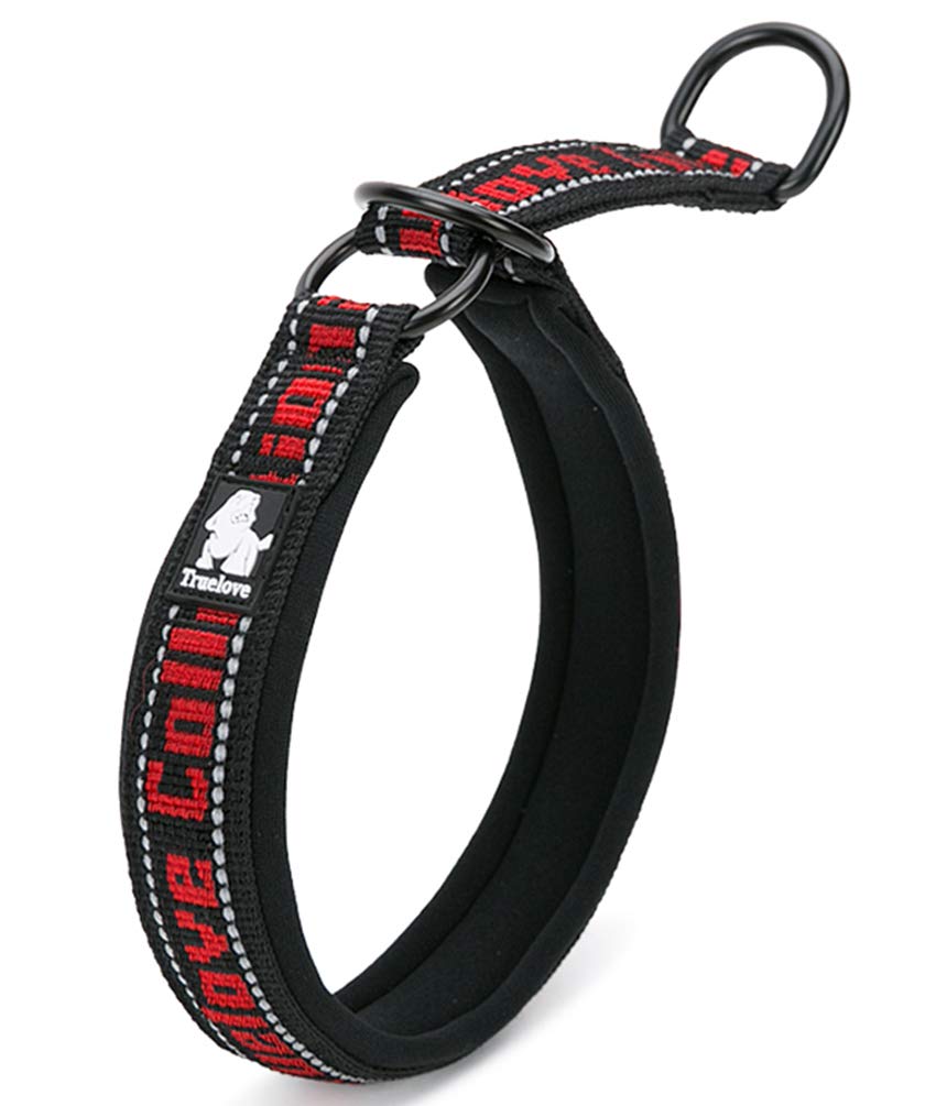SGODA Nylon Dog Choke Collar for Small Dogs - Adjustable Training Collar with Metal D-Ring, Black | Perfect for Obedience Training, Walking & Behavior Control