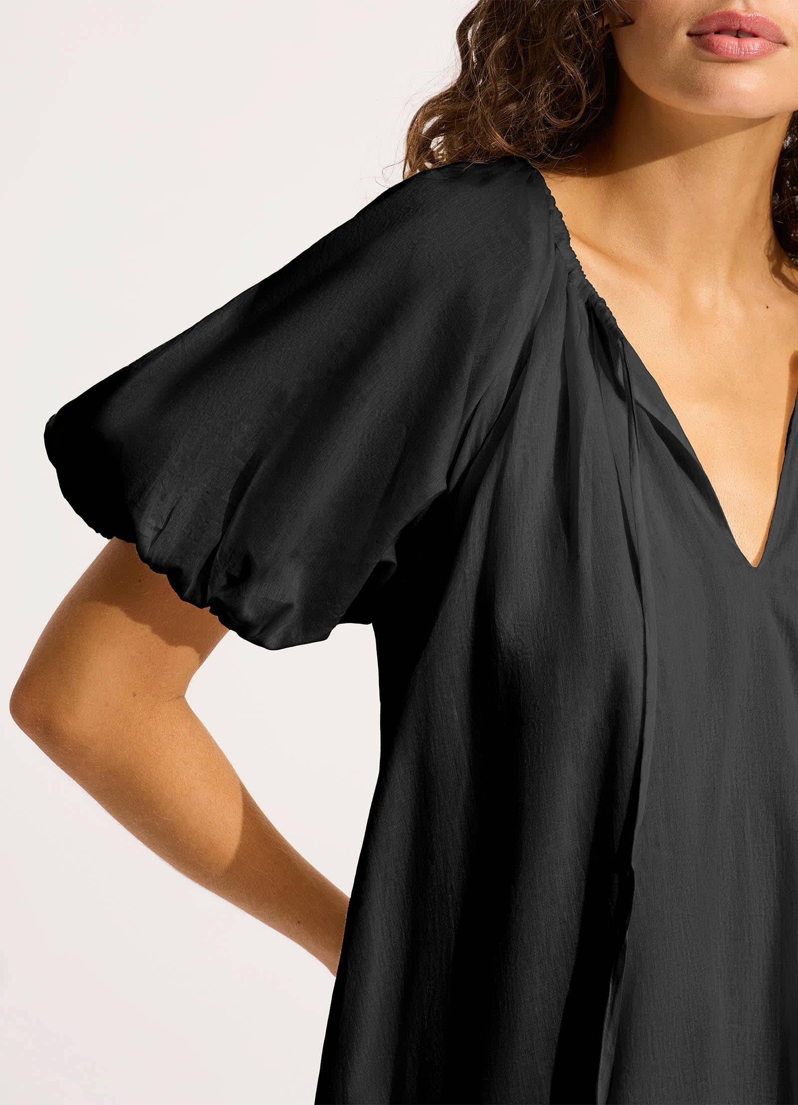 Mini Babydoll Dress for Women - Sexy Black Lace Nightgown for Sleepwear, Lounge & Romantic Occasions