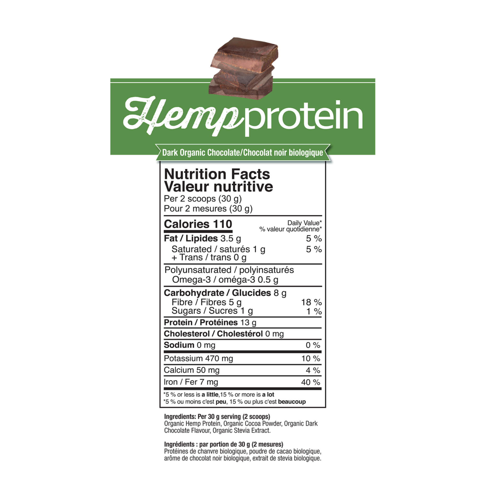 Organic Hemp Protein Powder - Plant-Based Vegan Protein Supplement for Muscle Recovery & Weight Loss | Perfect for Smoothies, Baking & Post-Workout Nutrition