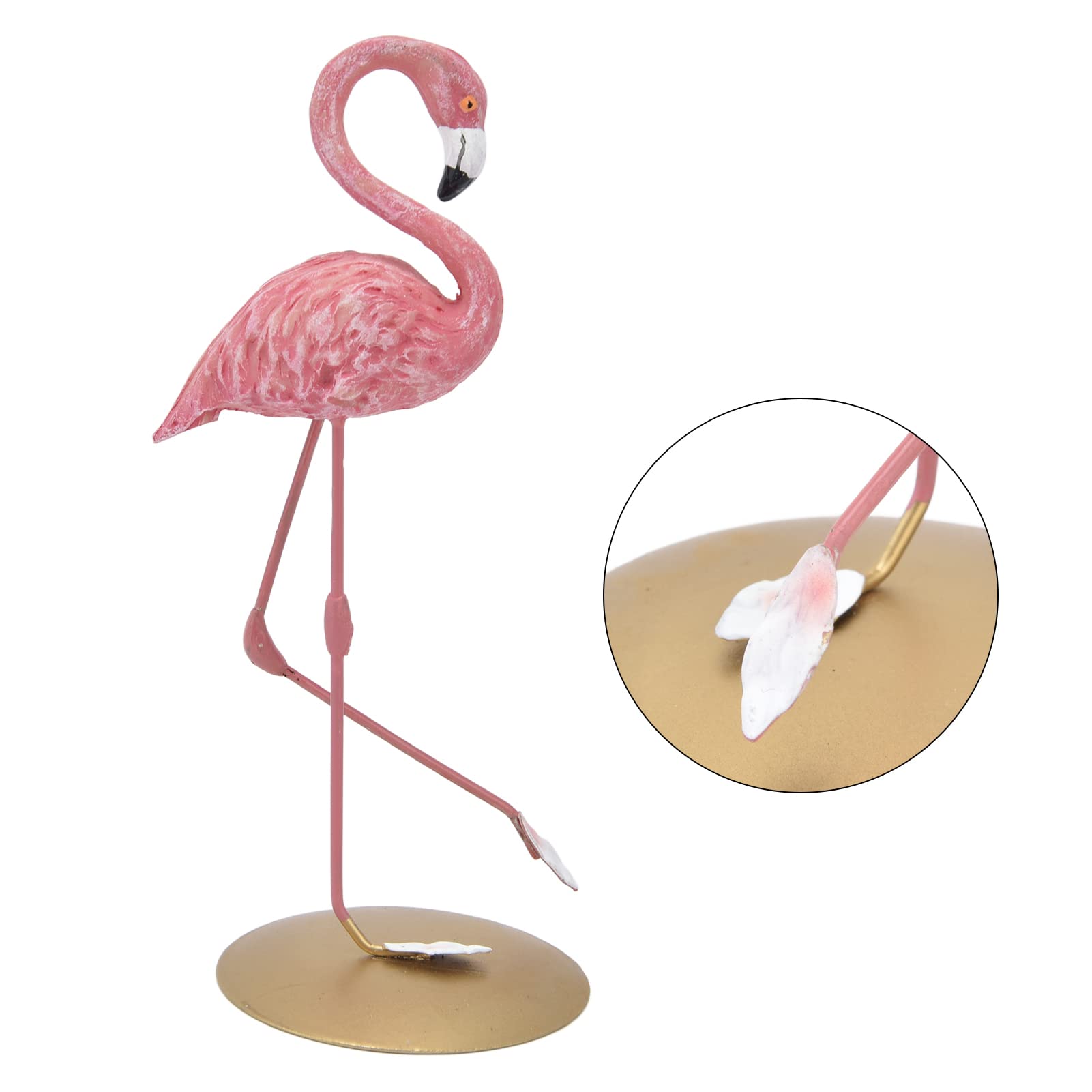 Pink Flamingo Statue - Exquisite Mini Flamingo Decor for Home, Office Desk, Living Room & Bedroom | Perfect for Tropical Theme Parties, Garden Decor & Gift Giving