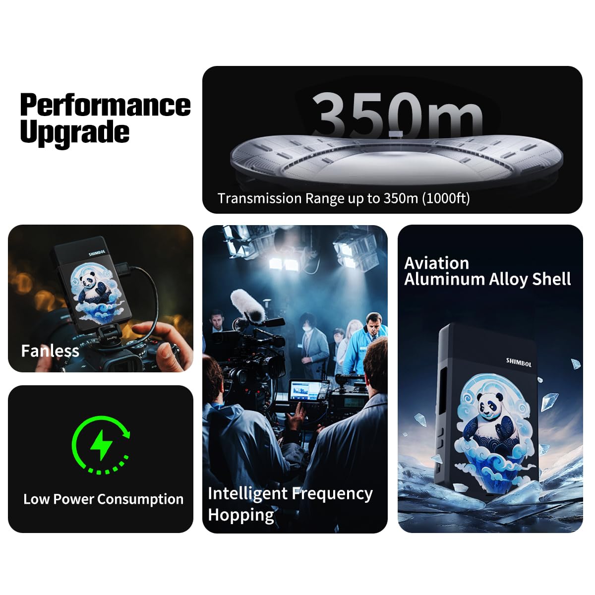 TP Max Wireless HDMI Transmitter and Receiver - 5GHz 1000ft Range, 1080P HD with 0.07s Low Latency, Dual HDMI Ports, Aluminum Alloy Shell & Fanless Design - Perfect for Home Theater, Gaming & Live Streaming
