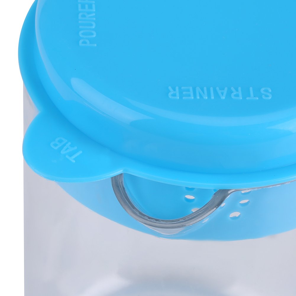 7-Piece Plastic Measuring Cup Set with Spout & Stackable Spoons - 500ml for Precise Tea, Coffee & Baking Measurements - Ideal for Kitchen, Lab & DIY Projects