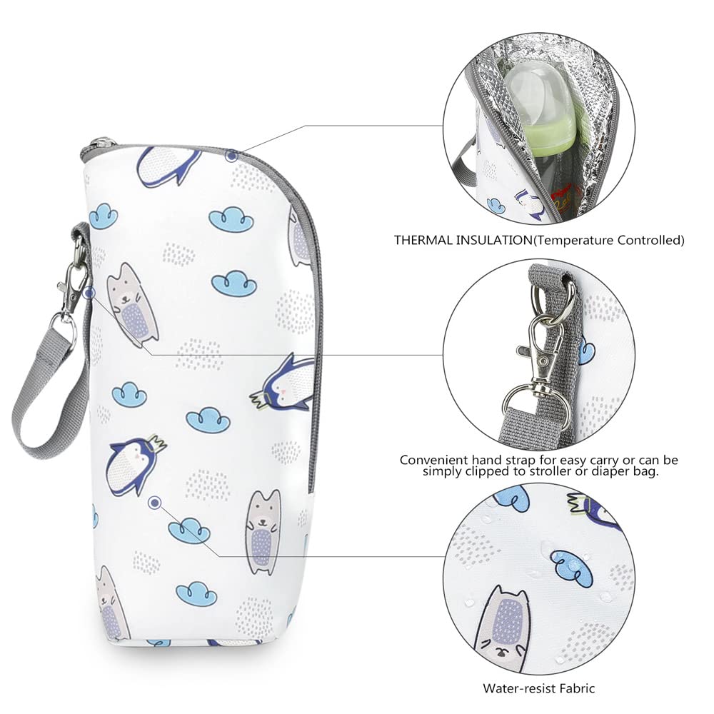 DZOZO Insulated Breast Milk Cooler Bag - Portable Breastmilk Storage Tote with Thermal Insulation - Perfect for Travel, Work & Pumping On-The-Go