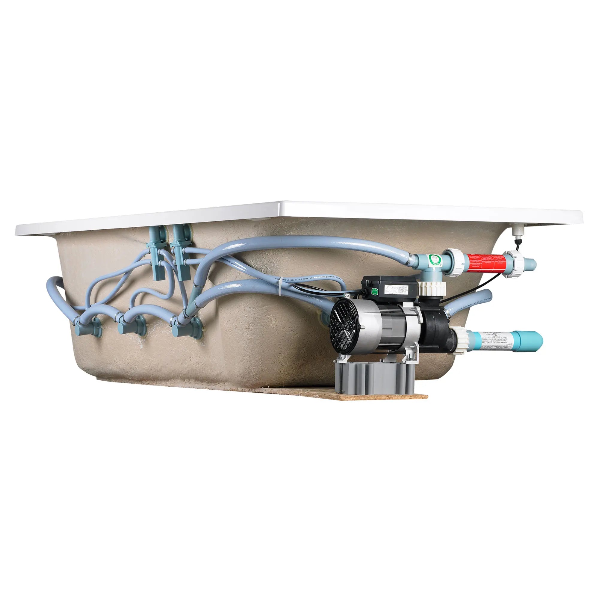 72 x 36 Inch Deep Soak Bathtub with EverClean Spa System - Luxury Soaking Tub for Relaxation & Hydrotherapy at Home