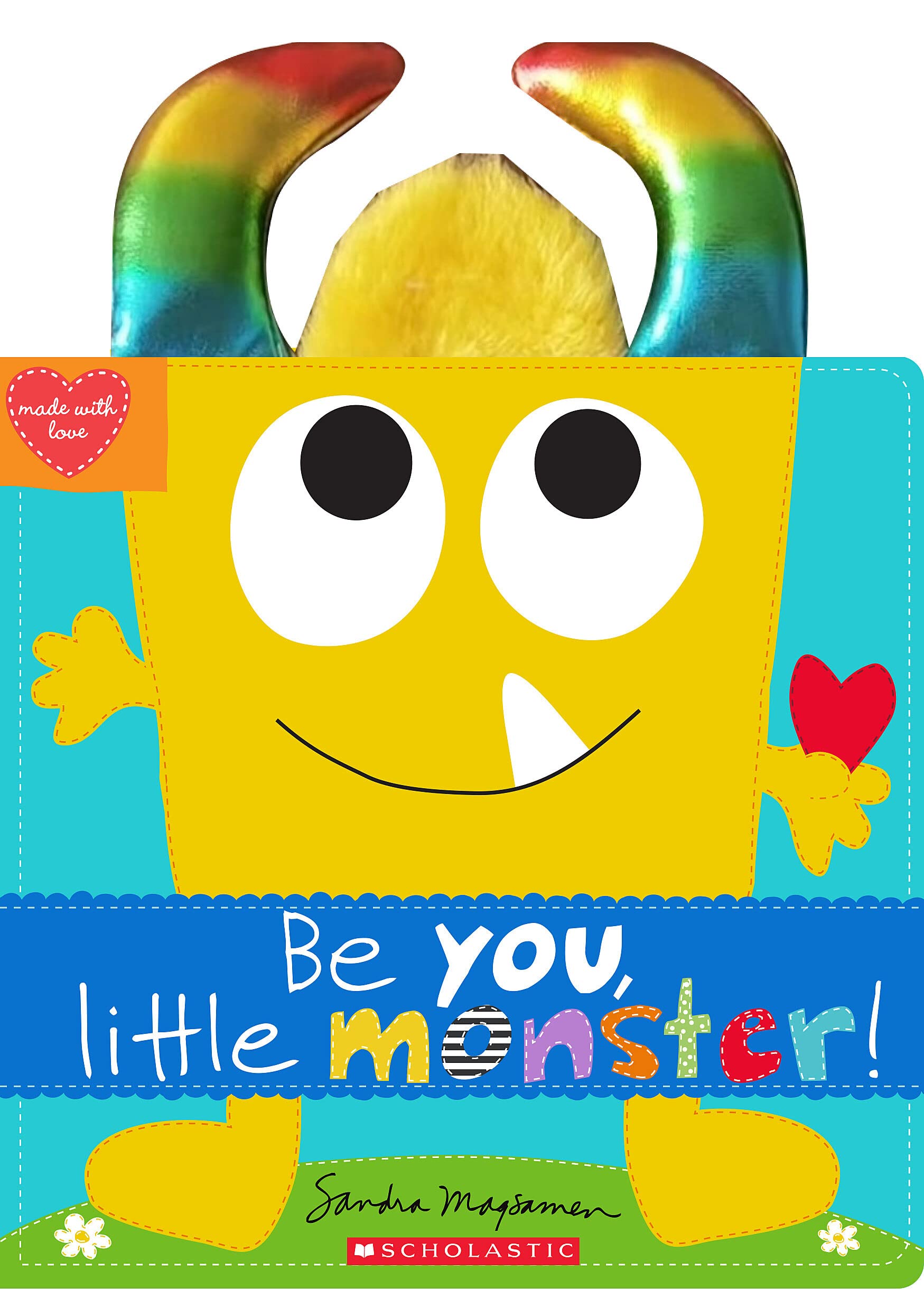 Be You, Little Monster! - Cute Inspirational Kids T-Shirt (Made with Love) - Perfect for Birthdays, Halloween & Everyday Play
