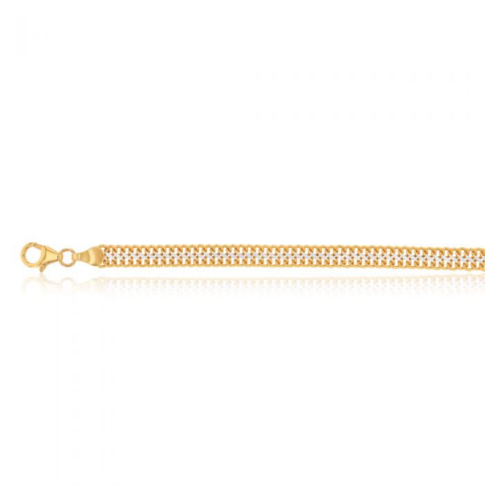 9ct Gold Filled 19cm Wheat Chain Bracelet for Women - Elegant Stackable Jewelry for Everyday Wear & Special Occasions
