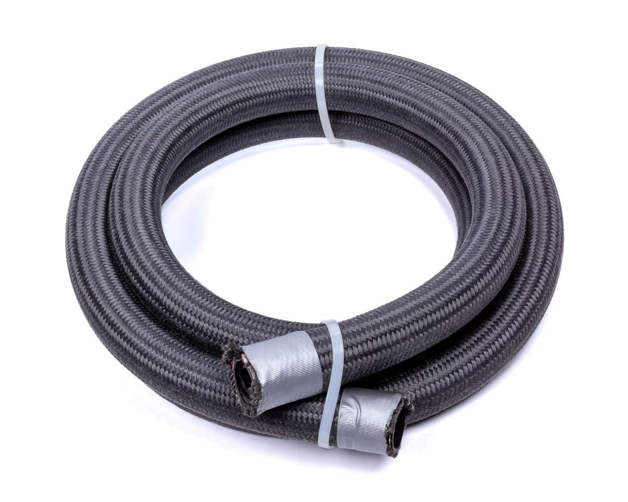 Fragola 12AN 15ft Braided PTFE Fire Retardant Fuel Hose - High Performance Black Hydraulic Line for Racing, Automotive & Industrial Applications