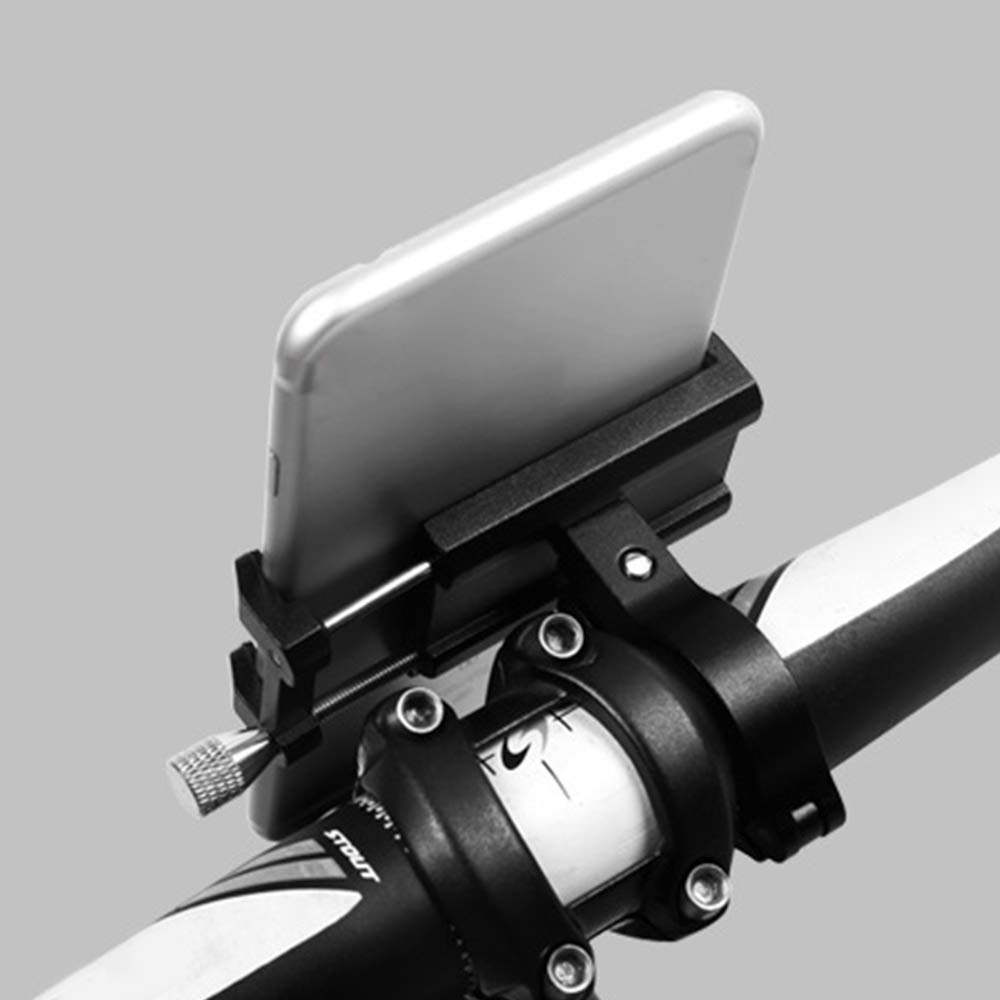 Universal Bike Phone Mount - Adjustable Anti-Shake Bicycle & Motorcycle Handlebar Holder for iPhone & Android - Perfect for Mountain Biking, Road Cycling & Electric Scooters