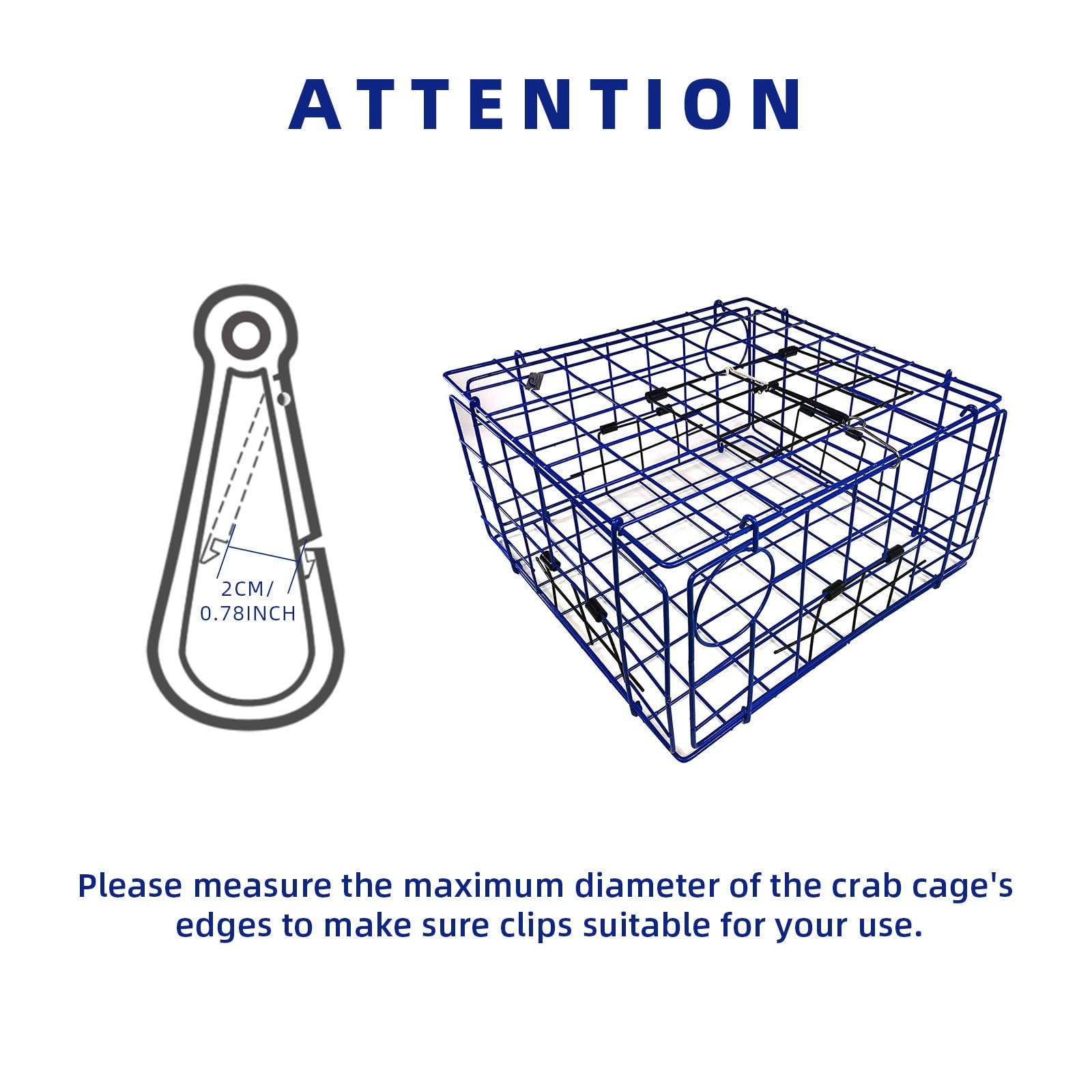 **4 Arm Crab Trap Harness with Heavy Duty Metal Hooks & Durable Nylon Straps – Perfect for Sailing, Fishing, and Crabbing Adventures**