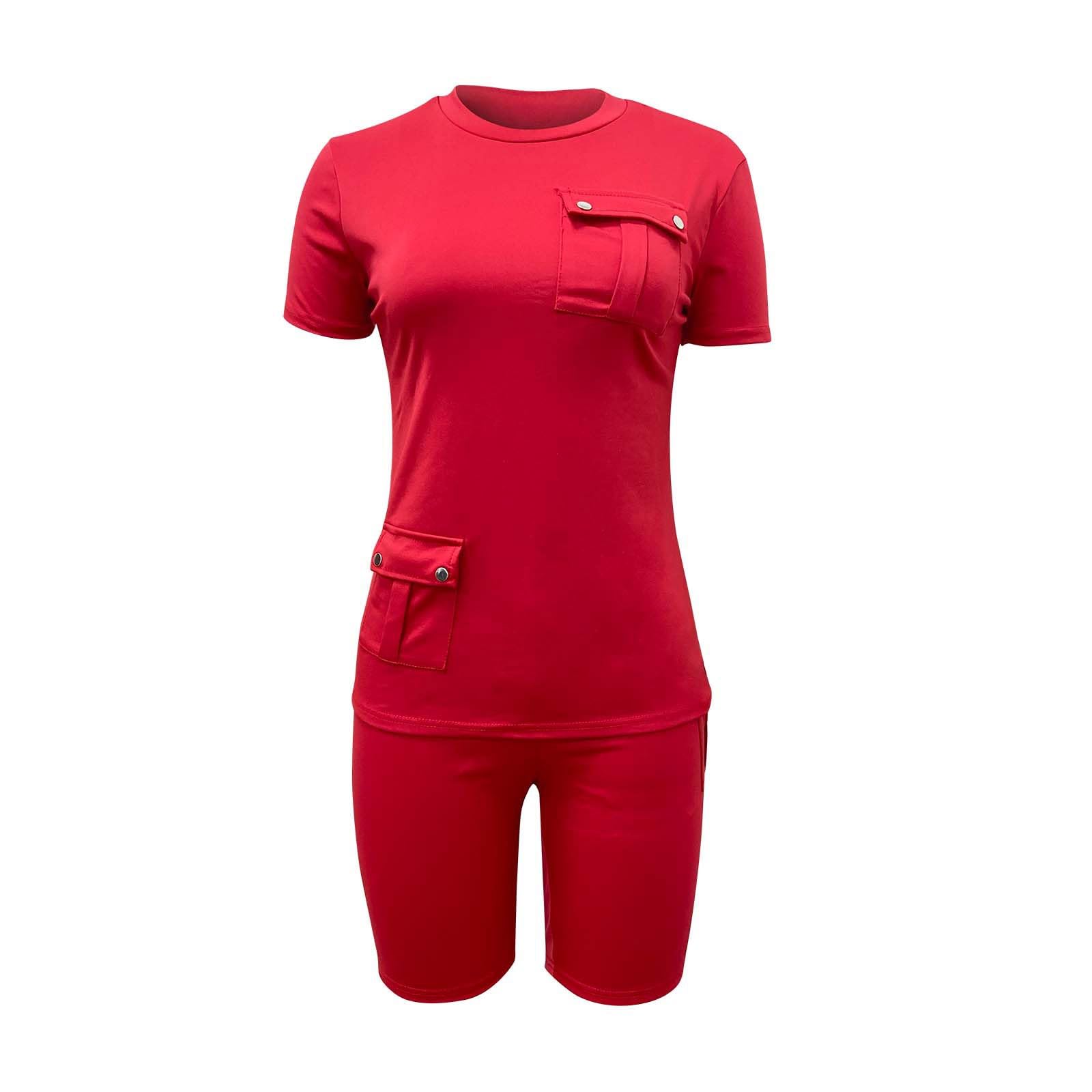 Quinsen Women's Yoga Pants & Biker Shorts Set - Gym & Workout Essentials