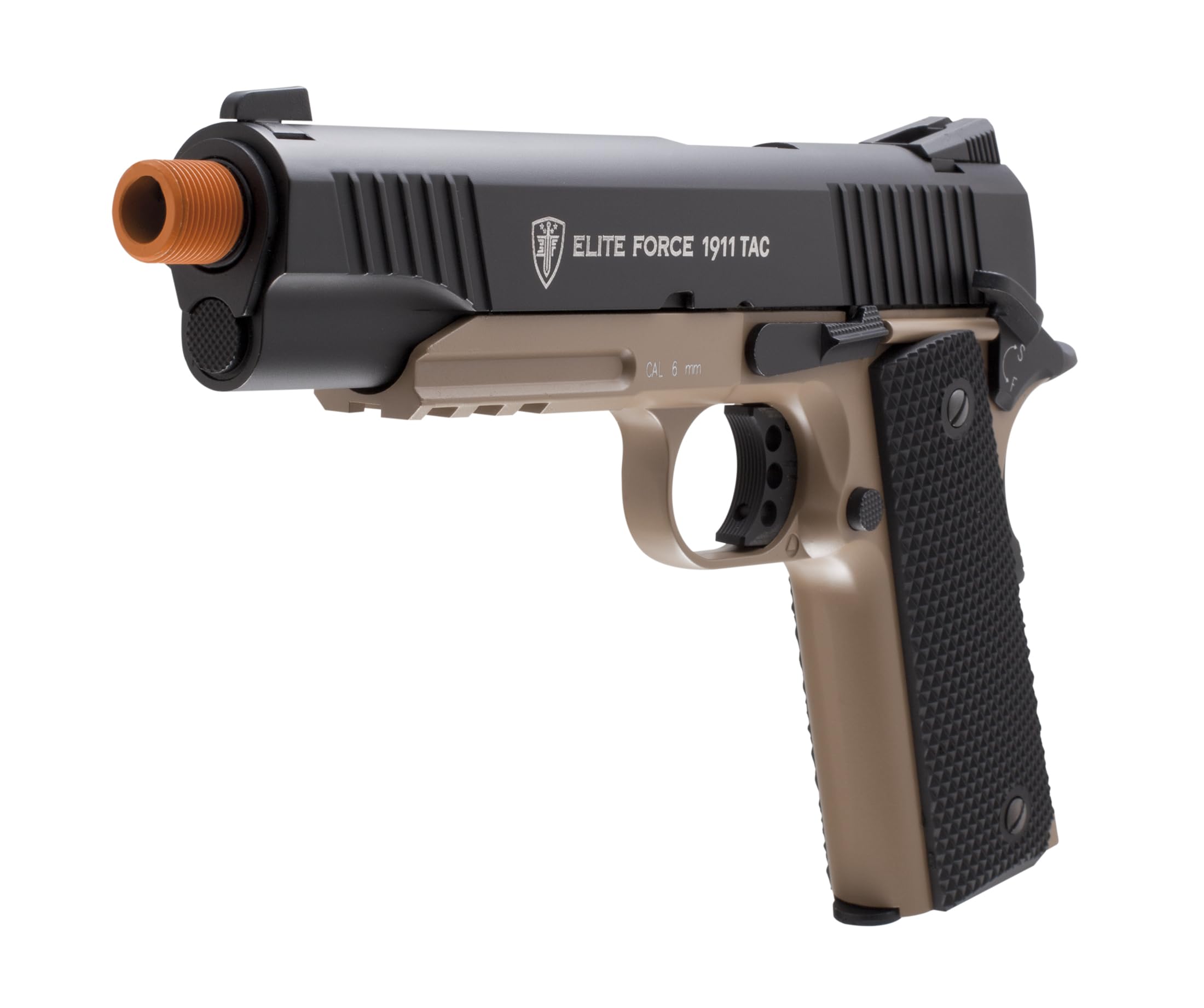 Elite Force 1911 Blowback 6mm BB Pistol Airsoft Gun - CO2 Powered, Realistic Replica for Training & Target Shooting | Outdoor & Indoor Airsoft Games