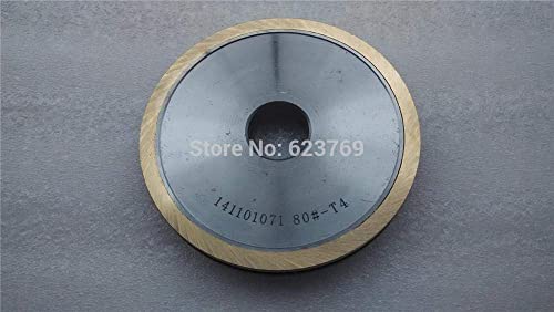WorldCare® RZZ 100mm Glass Flat Pencil Edge Grinding Wheel - 80 Grit Abrasive Disc, 6mm Thickness (FA Shape) - Perfect for Glass Cutting, Edge Smoothing & DIY Projects